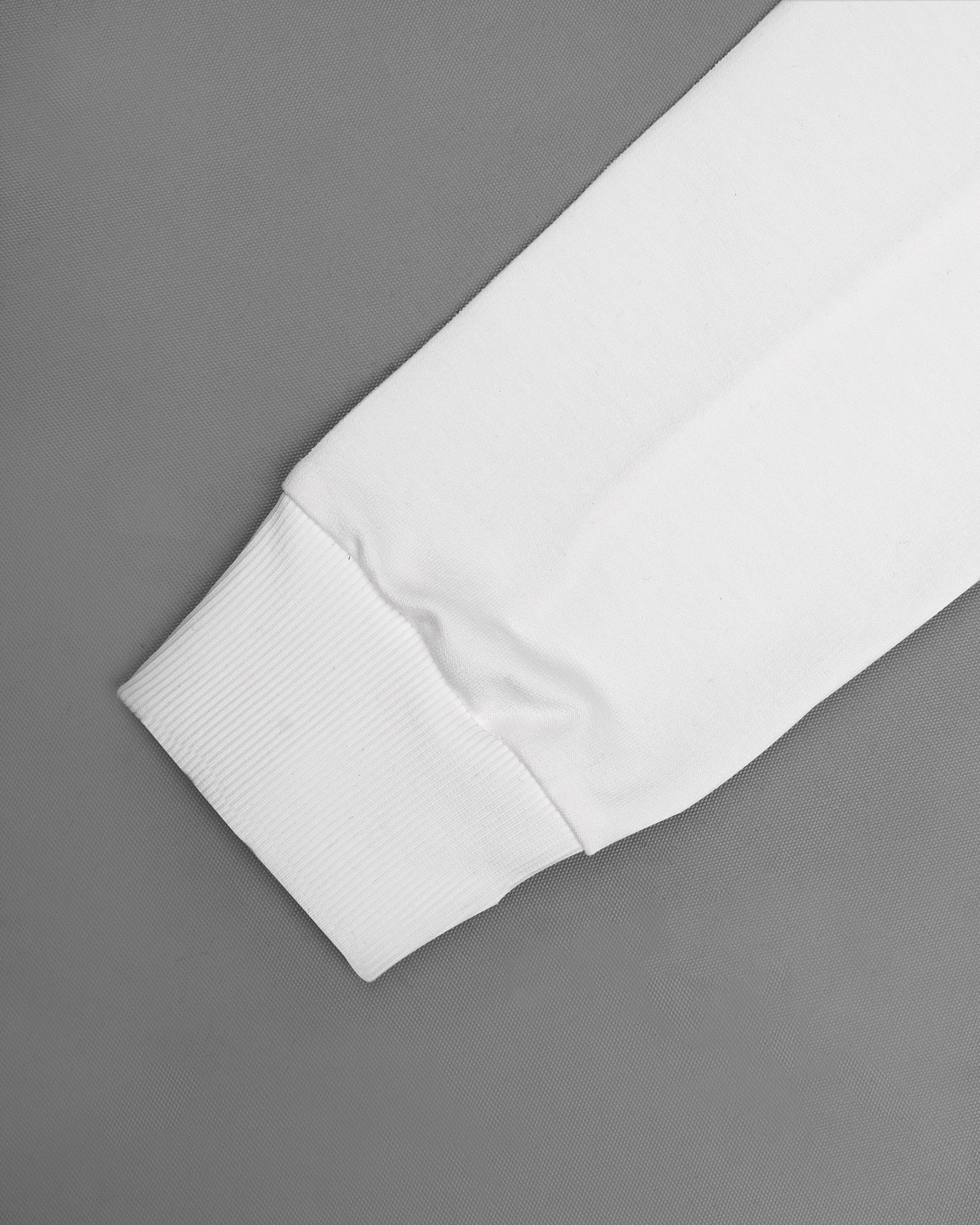 Bright White Premium Cotton Sweatshirt TS600-S, TS600-M, TS600-L, TS600-XL, TS600-XXL, TS600-3XL, TS600-4XL