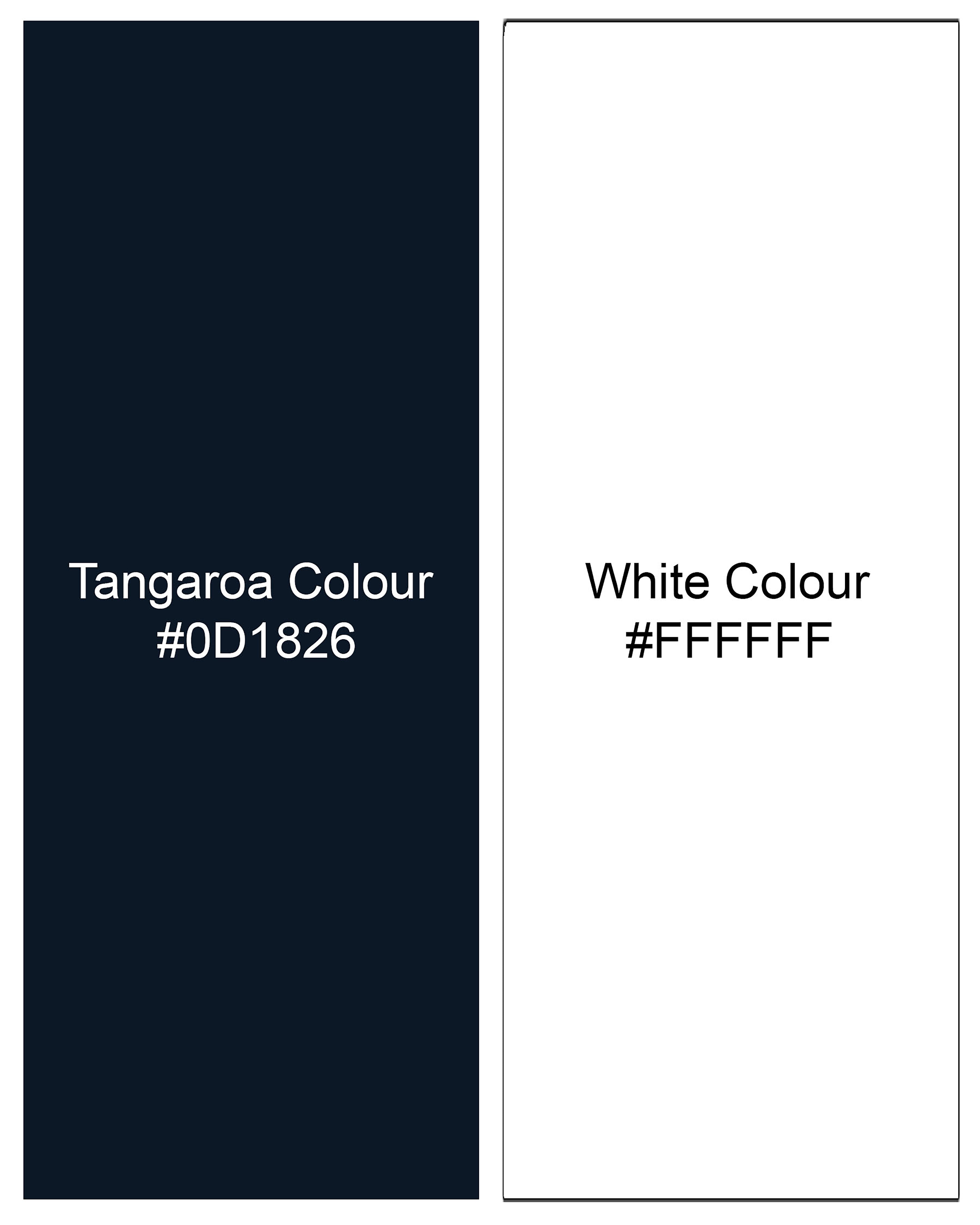 Tangaroa Blue, Yellow and White Block Pattern Super Soft Premium Cotton Hoodie Sweatshirt