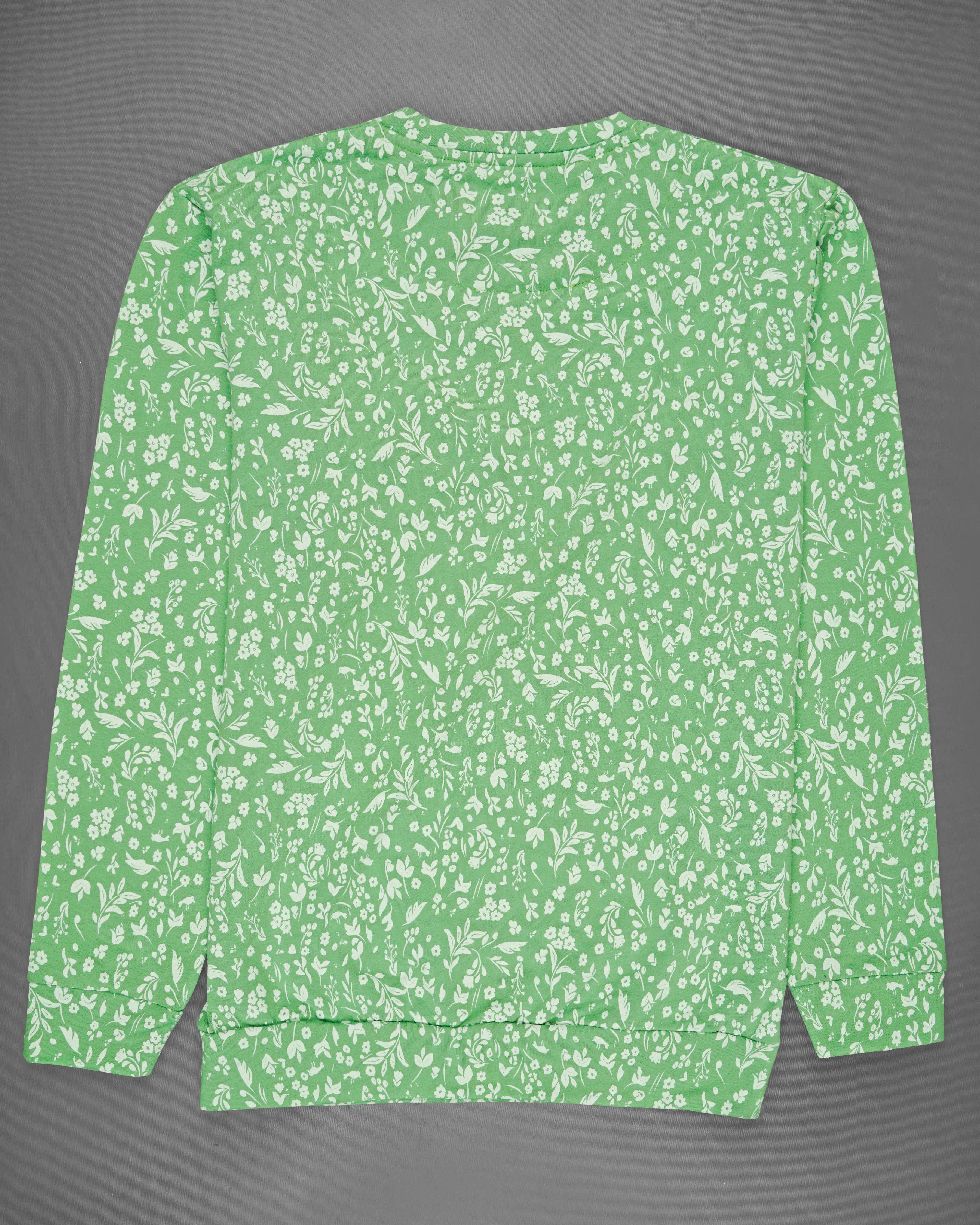 Mantis Green Ditsy Printed Full Sleeve Premium Cotton Jersey Sweatshirt 

TS618-M, TS618-M, TS618-R, TS618-XL, TS618-XXL, TS618-3XL, TS618-4XL