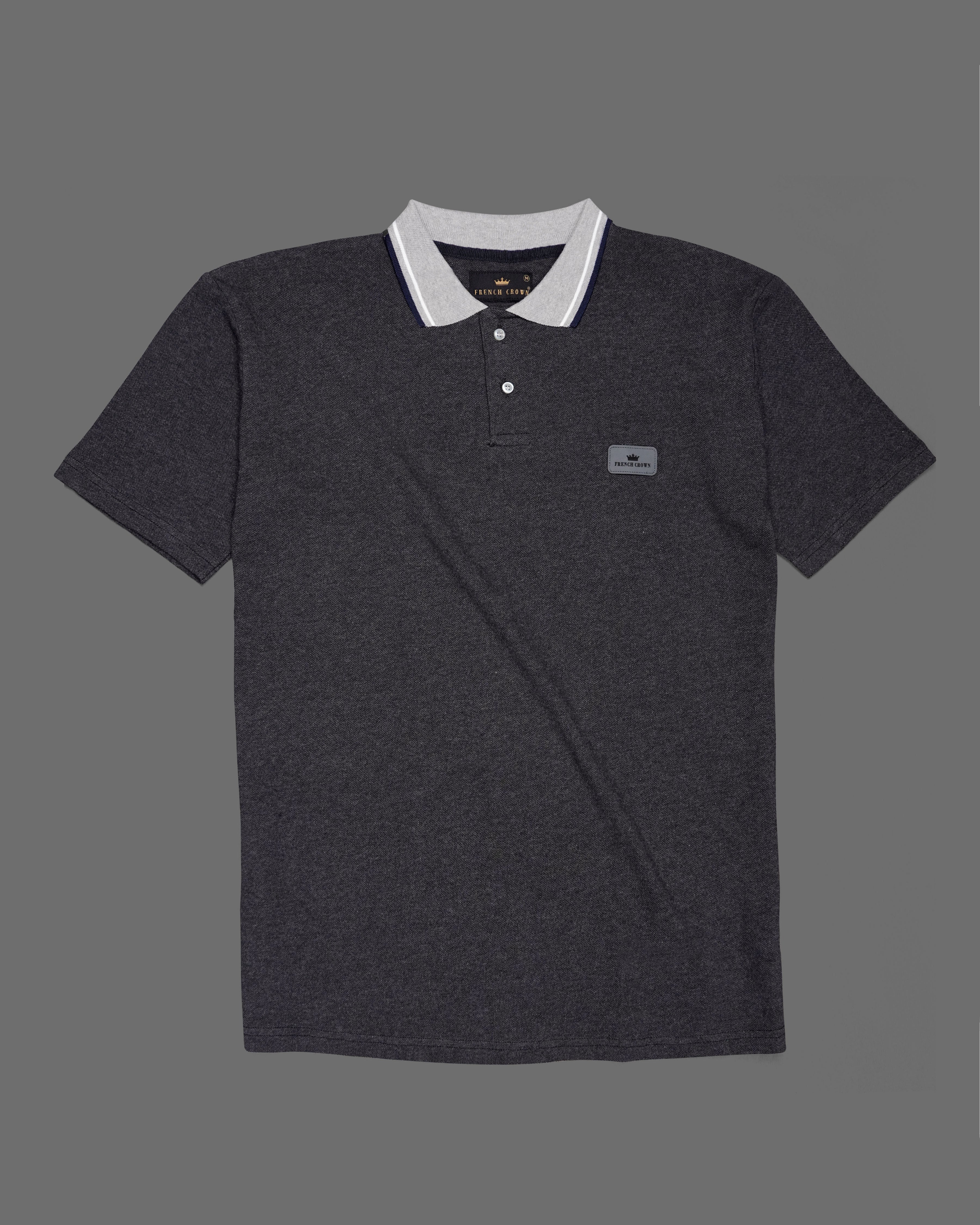 Tuatara Gray Super Soft Organic Cotton Mercerised Pique Polo TS619-S, TS619-M, TS619-L, TS619-XL, TS619-XXL