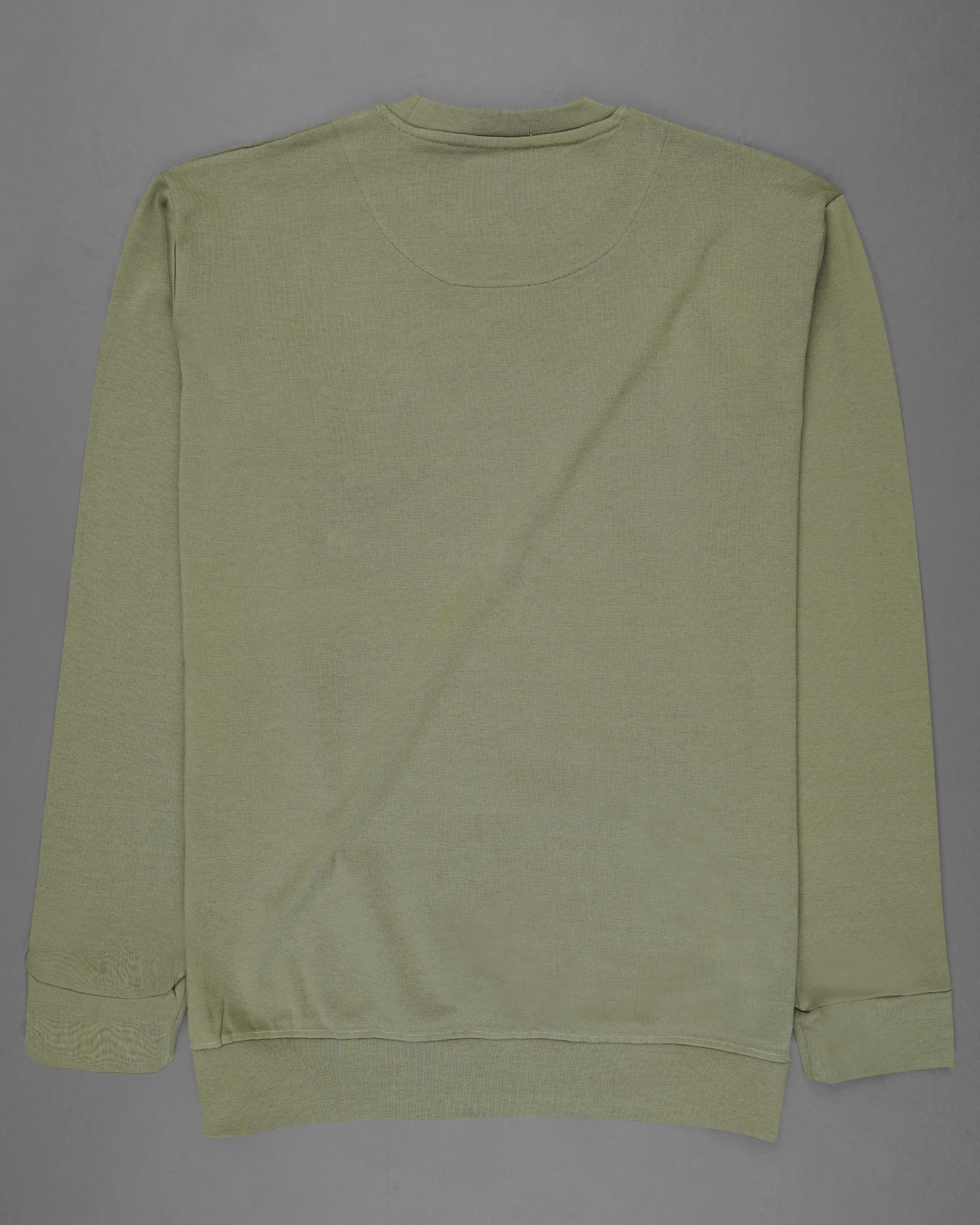 Shadow Green Full Sleeve Premium Cotton Jersey Sweatshirt TS632-S, TS632-M, TS632-L, TS632-XL, TS632-XXL