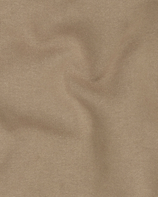 Brown With Cream Full Sleeve Premium Cotton Heavyweight Bomber Jacket And Sweatshirt TS641-B, TS641-M, TS641-U, TS641-XL, TS641-XXL, TS641-3XL, TS641-4XL