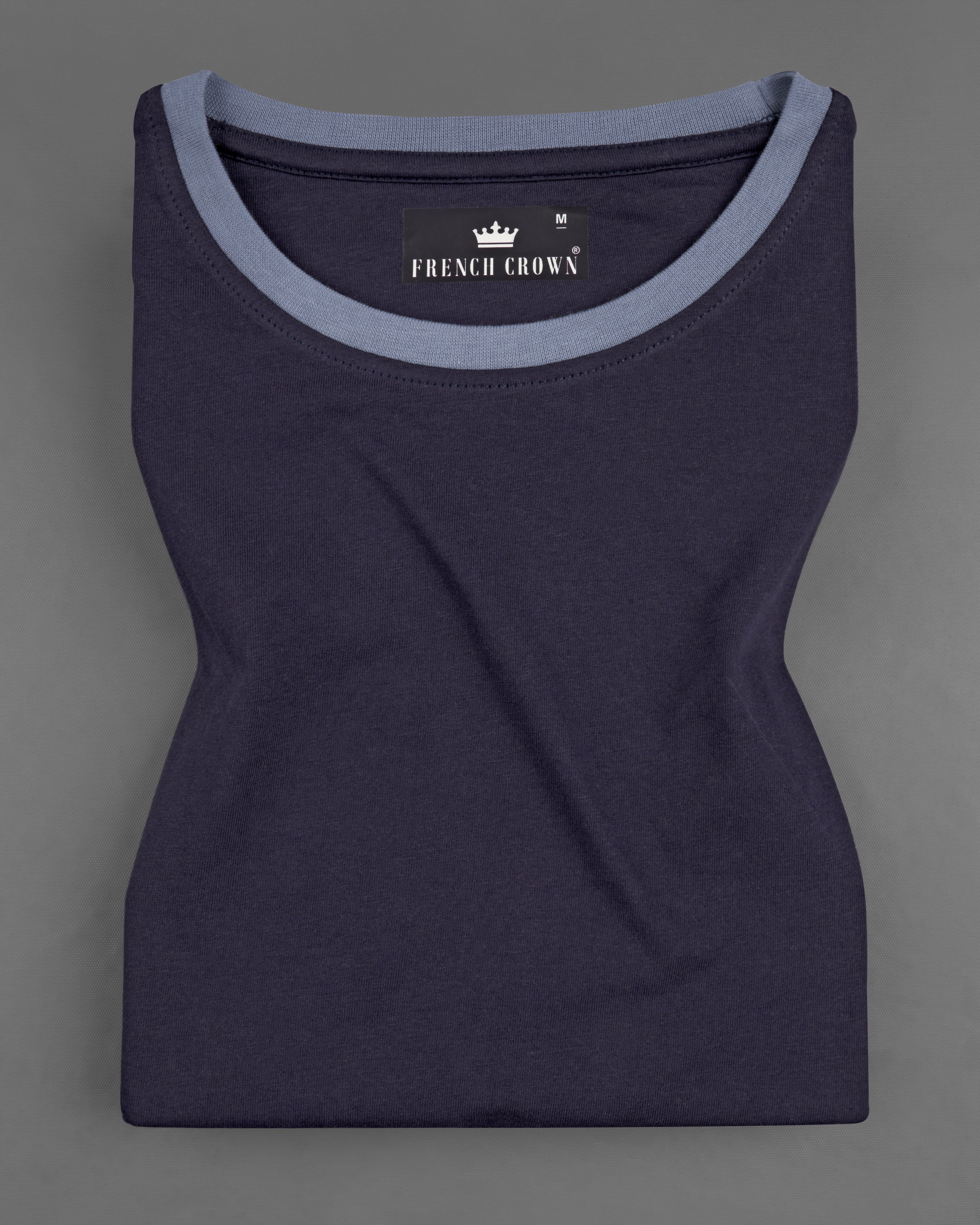 Navy Blue Premium Cotton Organic T-shirt TS643-S, TS643-M, TS643-L, TS643-XL, TS643-XXL