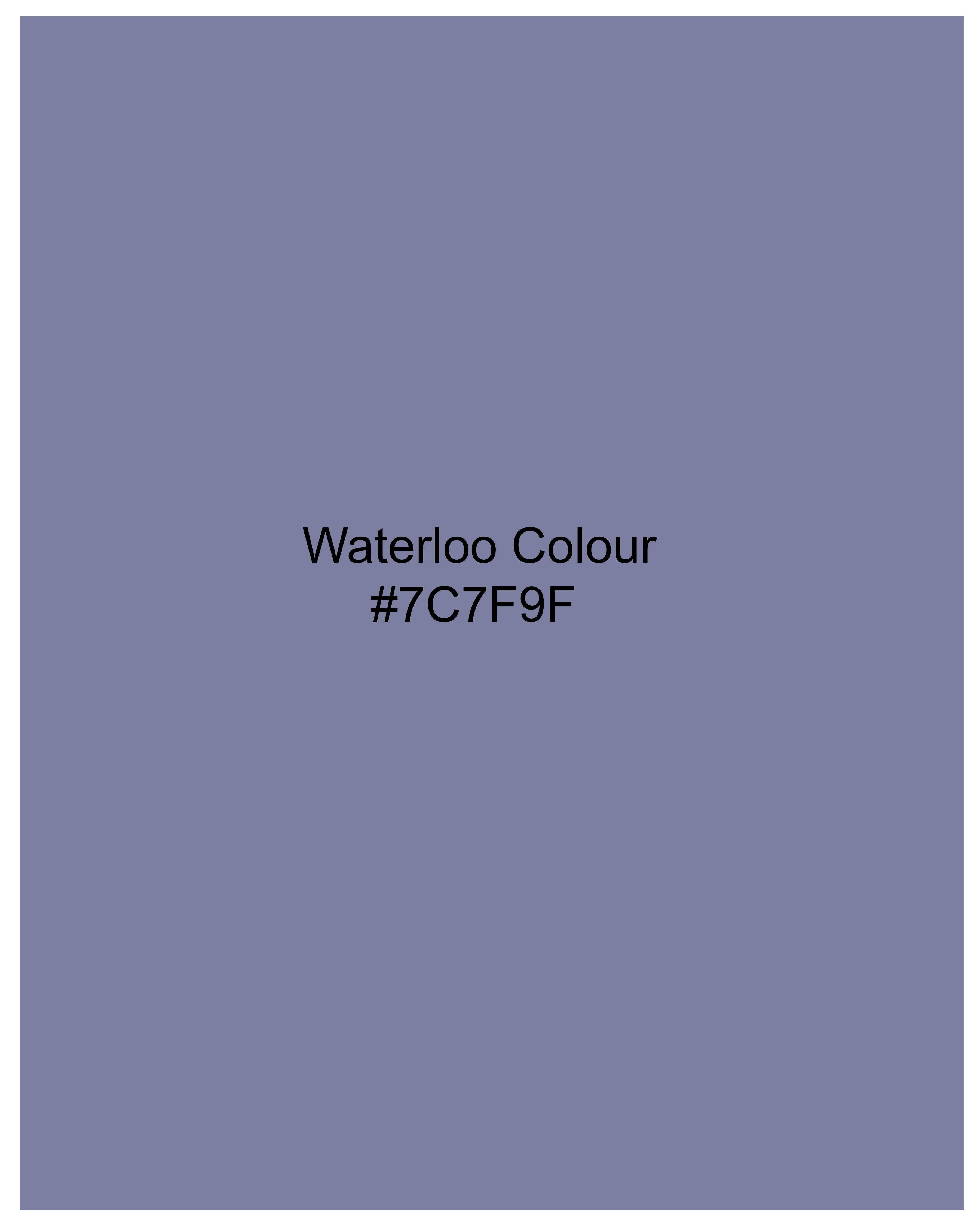Waterloo Blue Premium Cotton T-Shirt TS646-S, TS646-M, TS646-L, TS646-XL, TS646-XXL