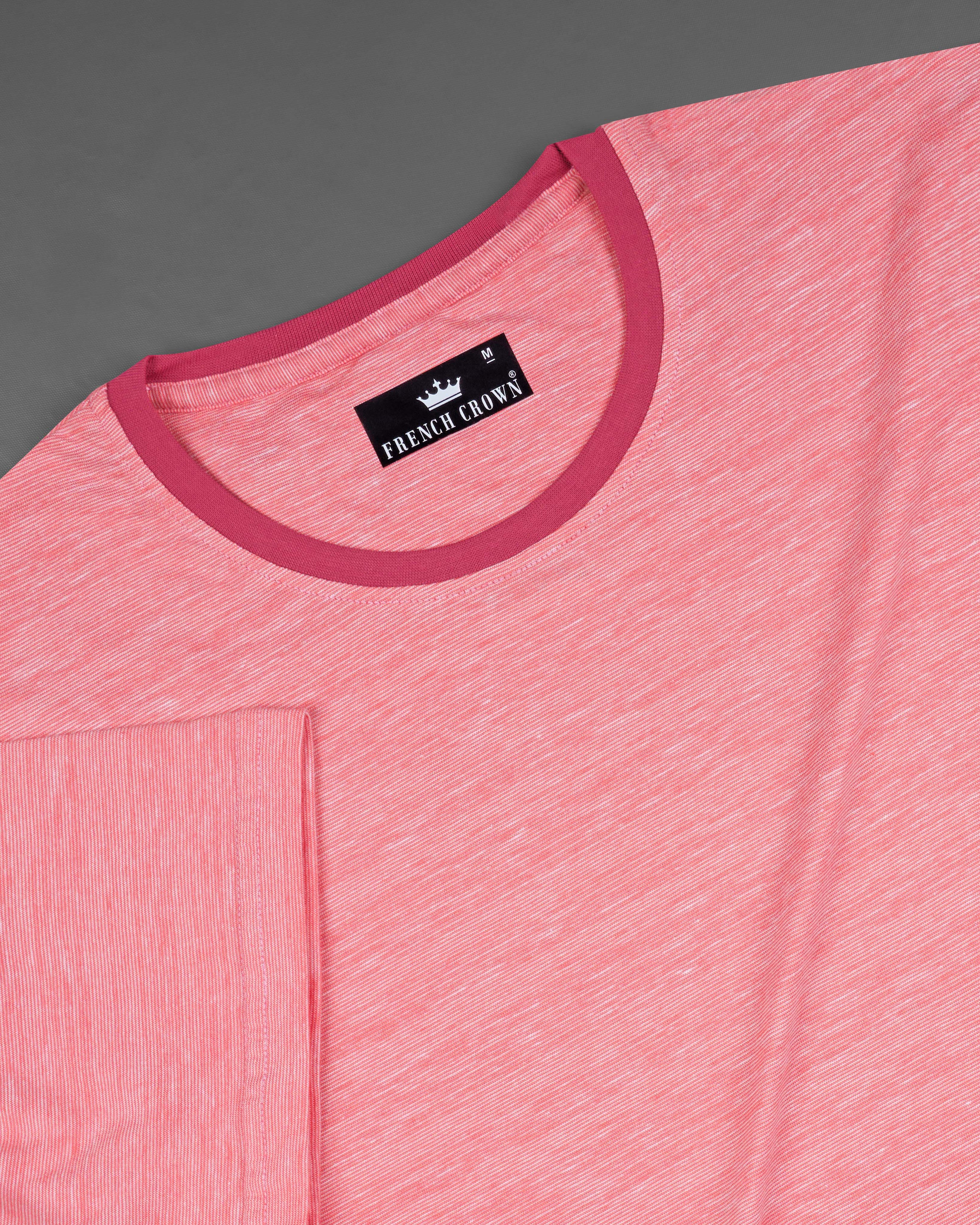 Sherbet Pink Premium Cotton T-Shirt TS647-S, TS647-M, TS647-L, TS647-XL, TS647-XXL