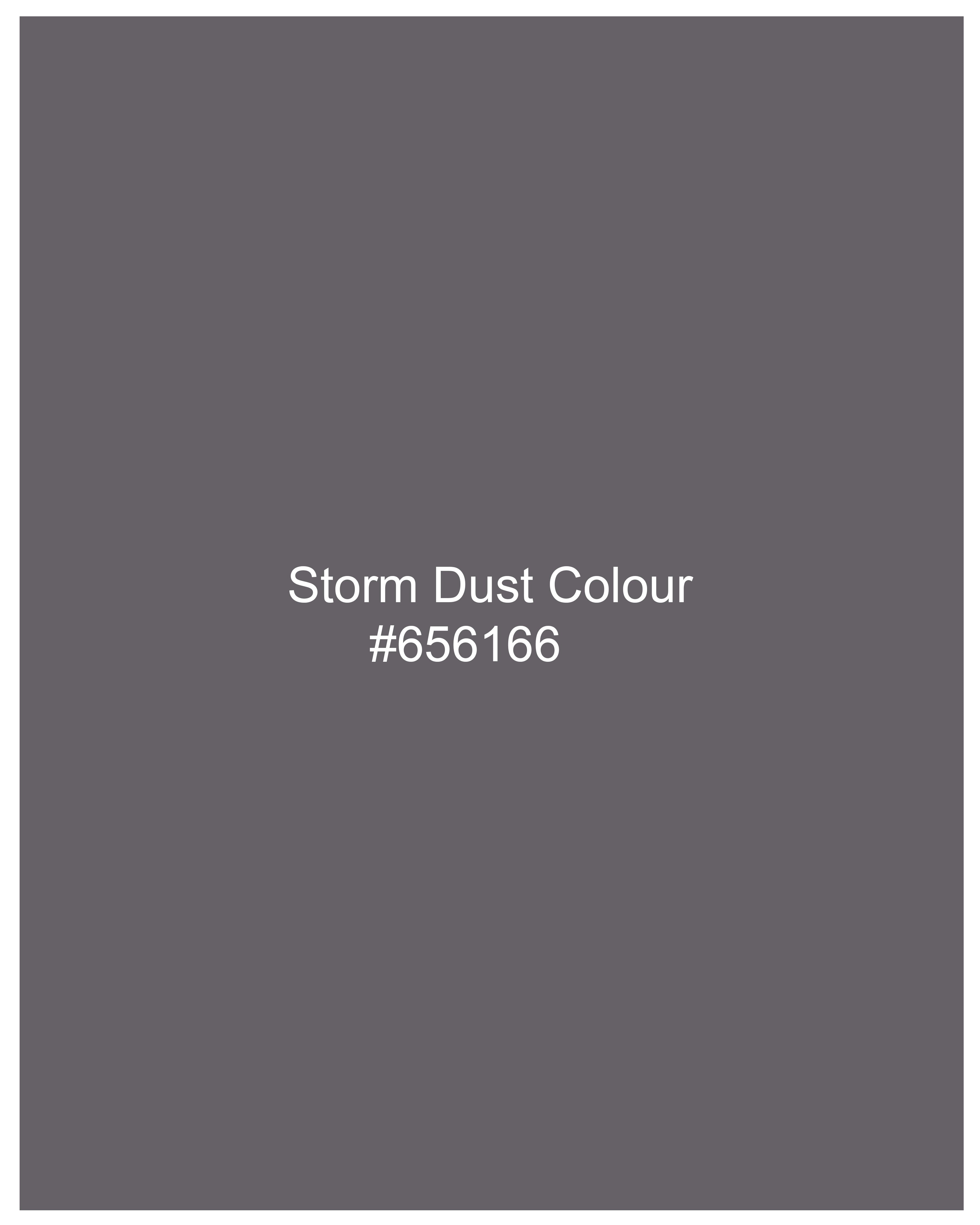 Storm Dust Gray Premium Cotton T-shirt TS652-S, TS652-M, TS652-L, TS652-XL, TS652-XXL