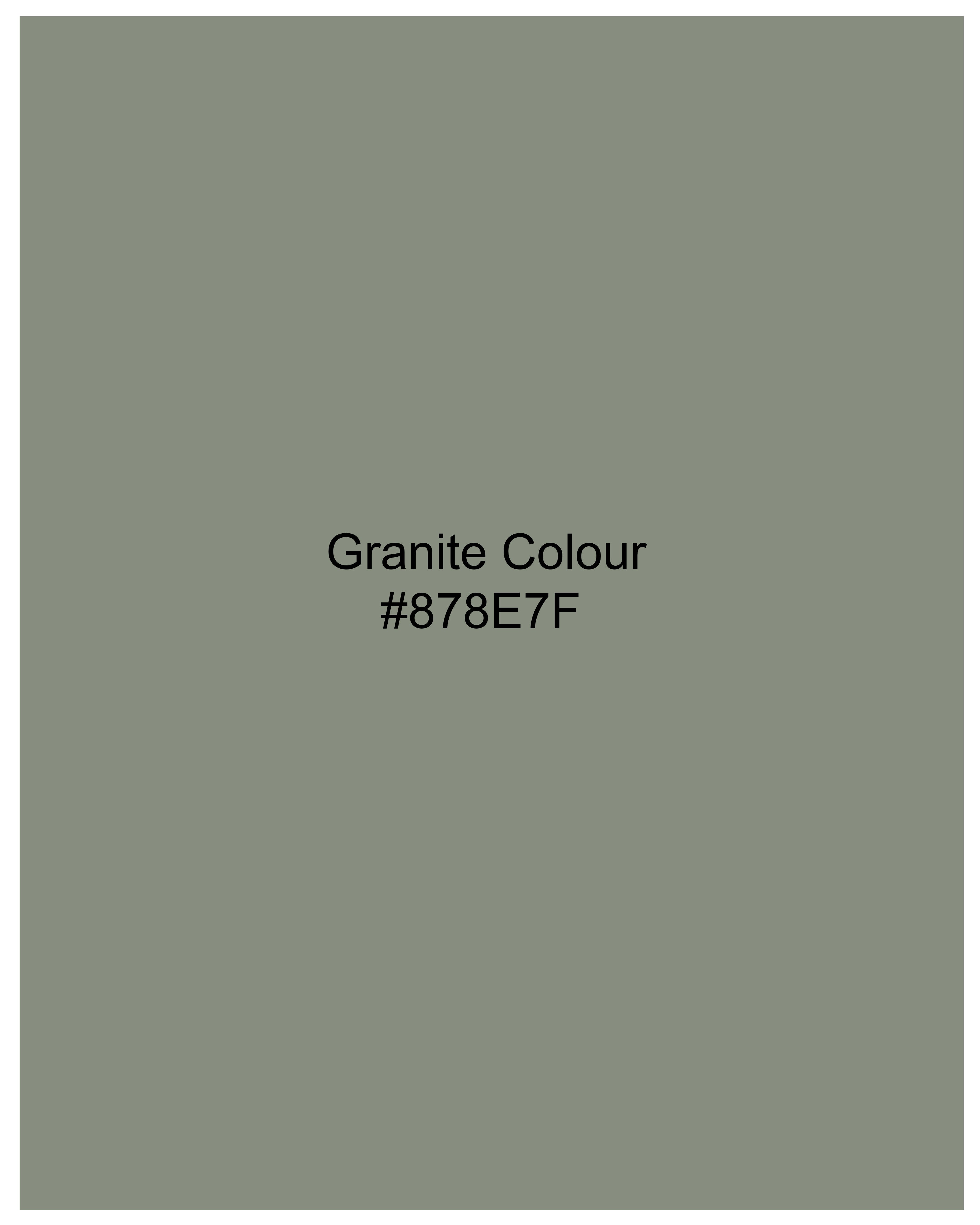Granite Green Premium Cotton T-shirt TS657-S, TS657-M, TS657-L, TS657-XL, TS657-XXL