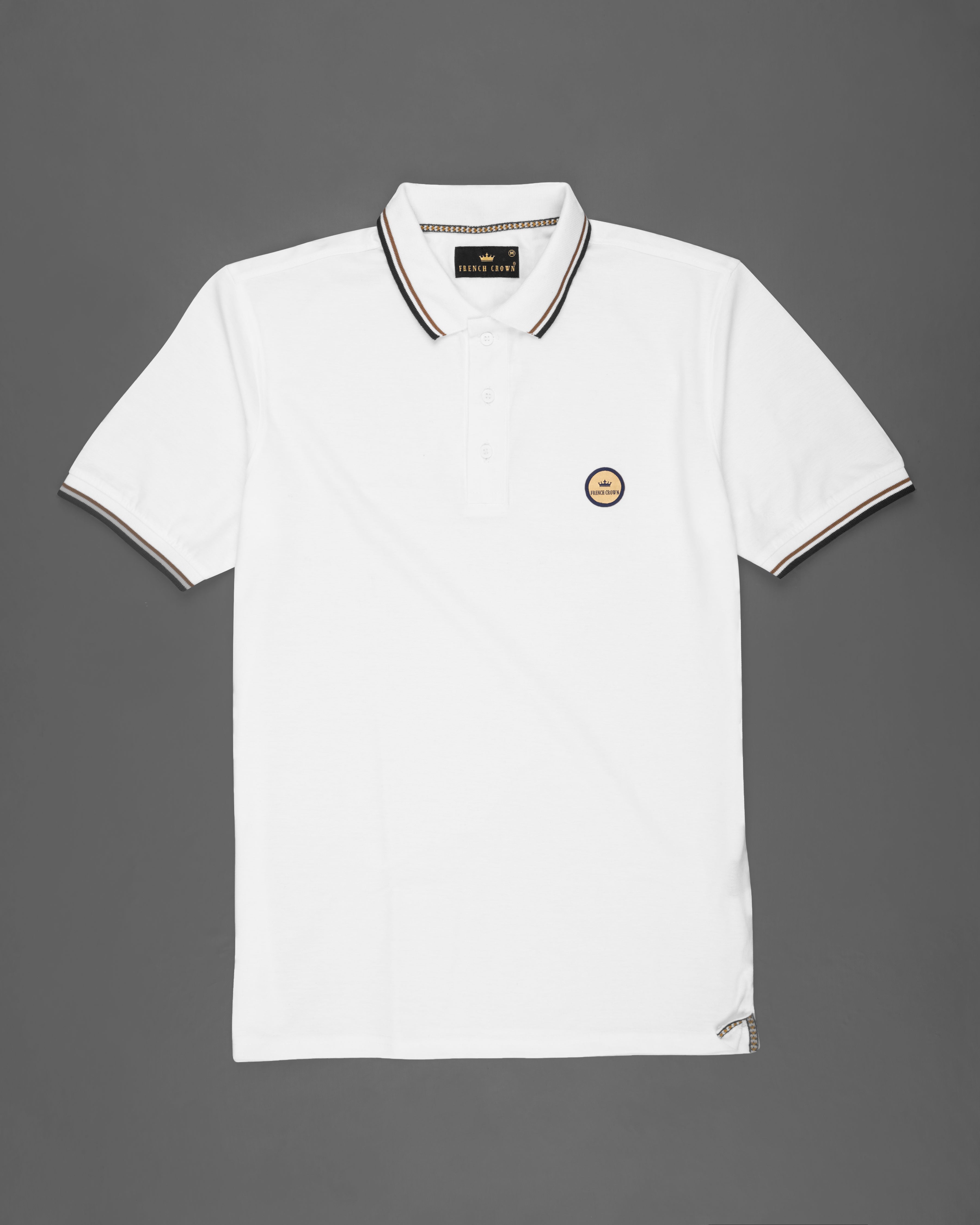 Bright White Pique Polo TS665-S, TS665-M, TS665-L, TS665-XL, TS665-XXL