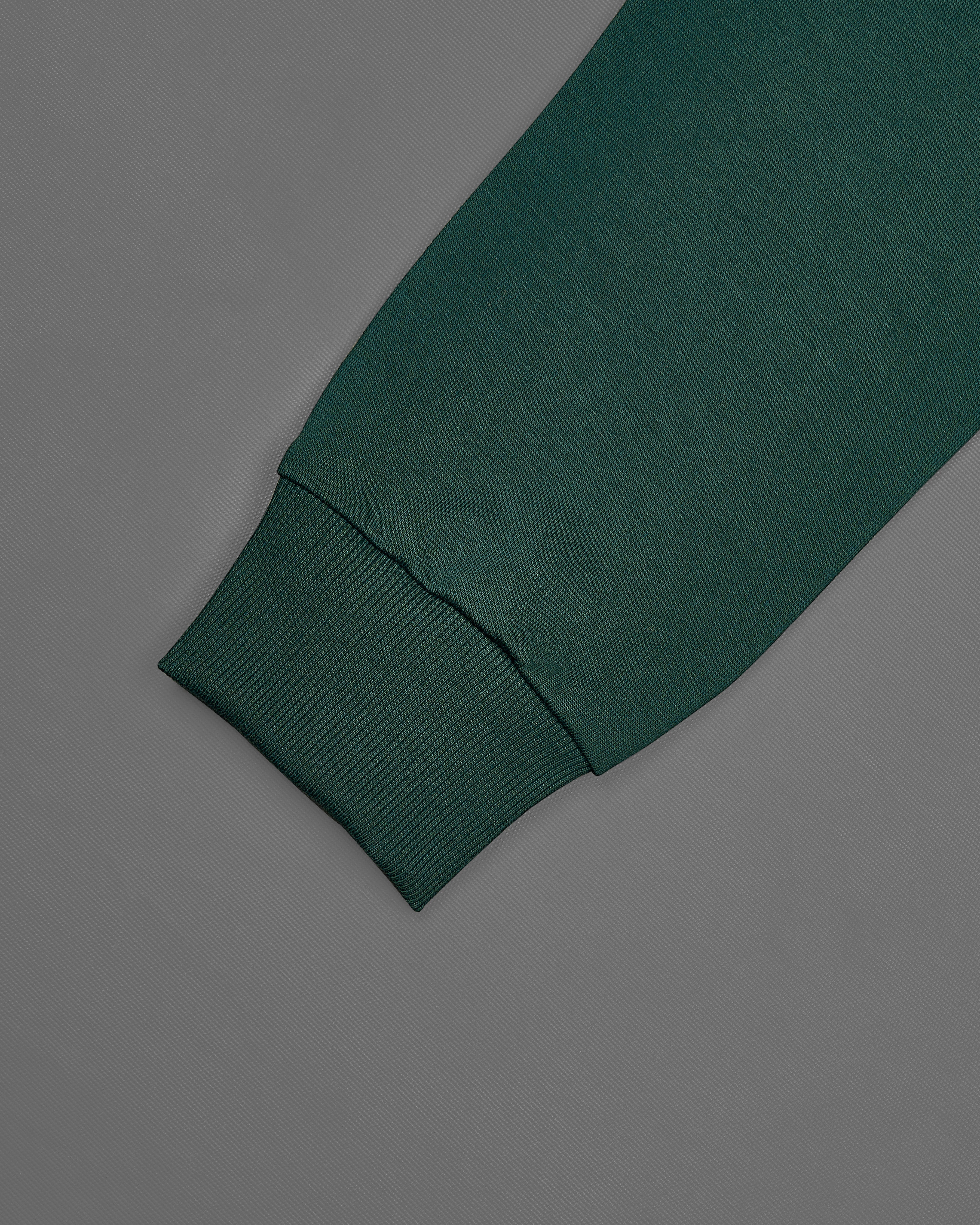 Everglade Green Zipper Closure Full Sleeve Premium Cotton Heavyweight Polo Sweatshirt TS678-S, TS678-M, TS678-L, TS678-XL, TS678-XXL
