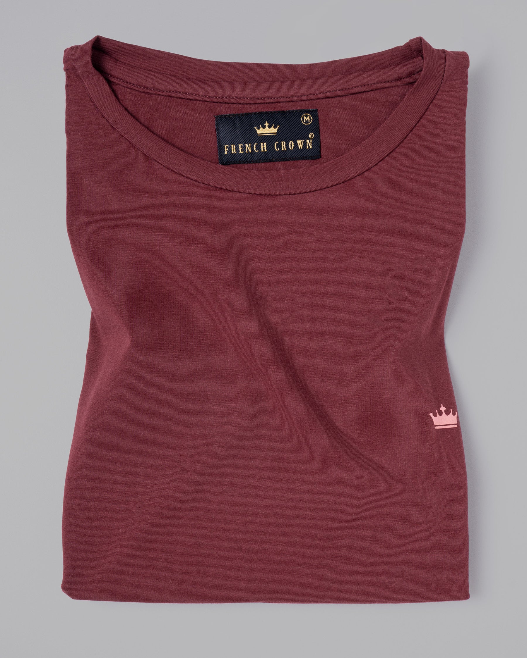 Burgandy Super Soft Premium Organic Cotton T-shirt