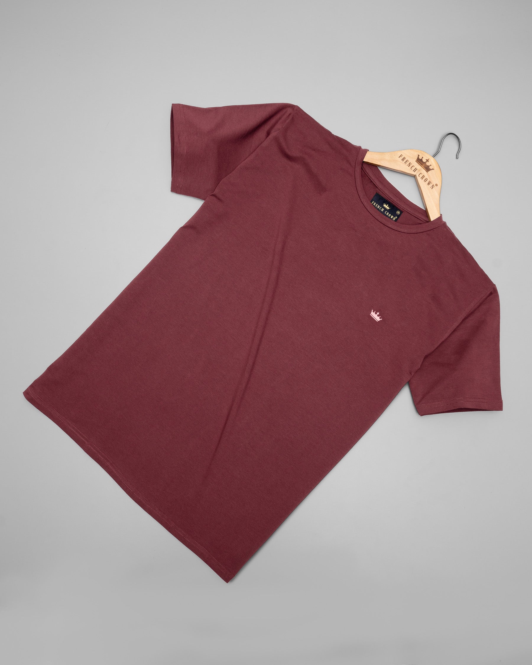 Burgandy Super Soft Premium Organic Cotton T-shirt