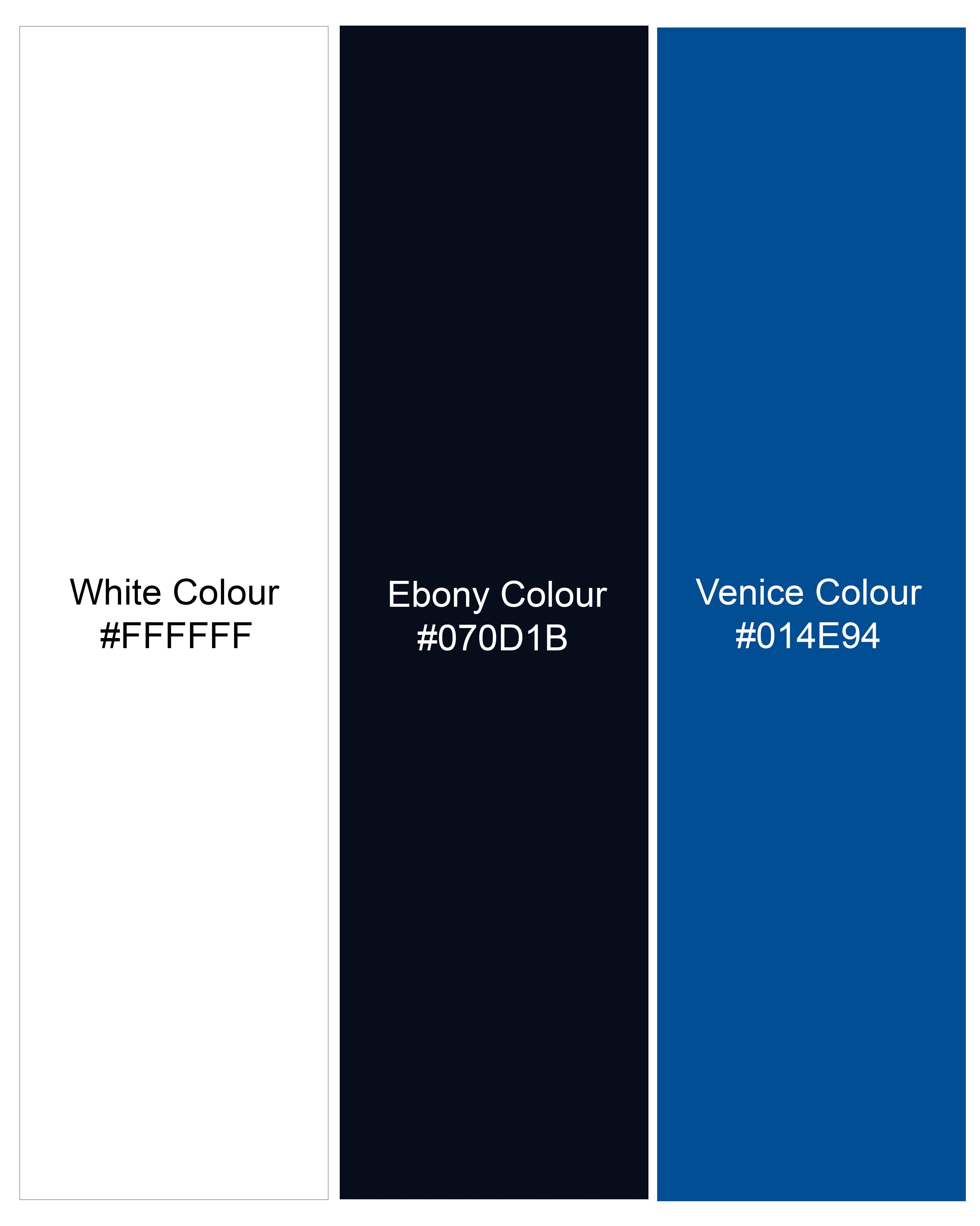 Bright White with Venice Blue Pique Polo TS763-S, TS763-M, TS763-L, TS763-XL, TS763-XXL