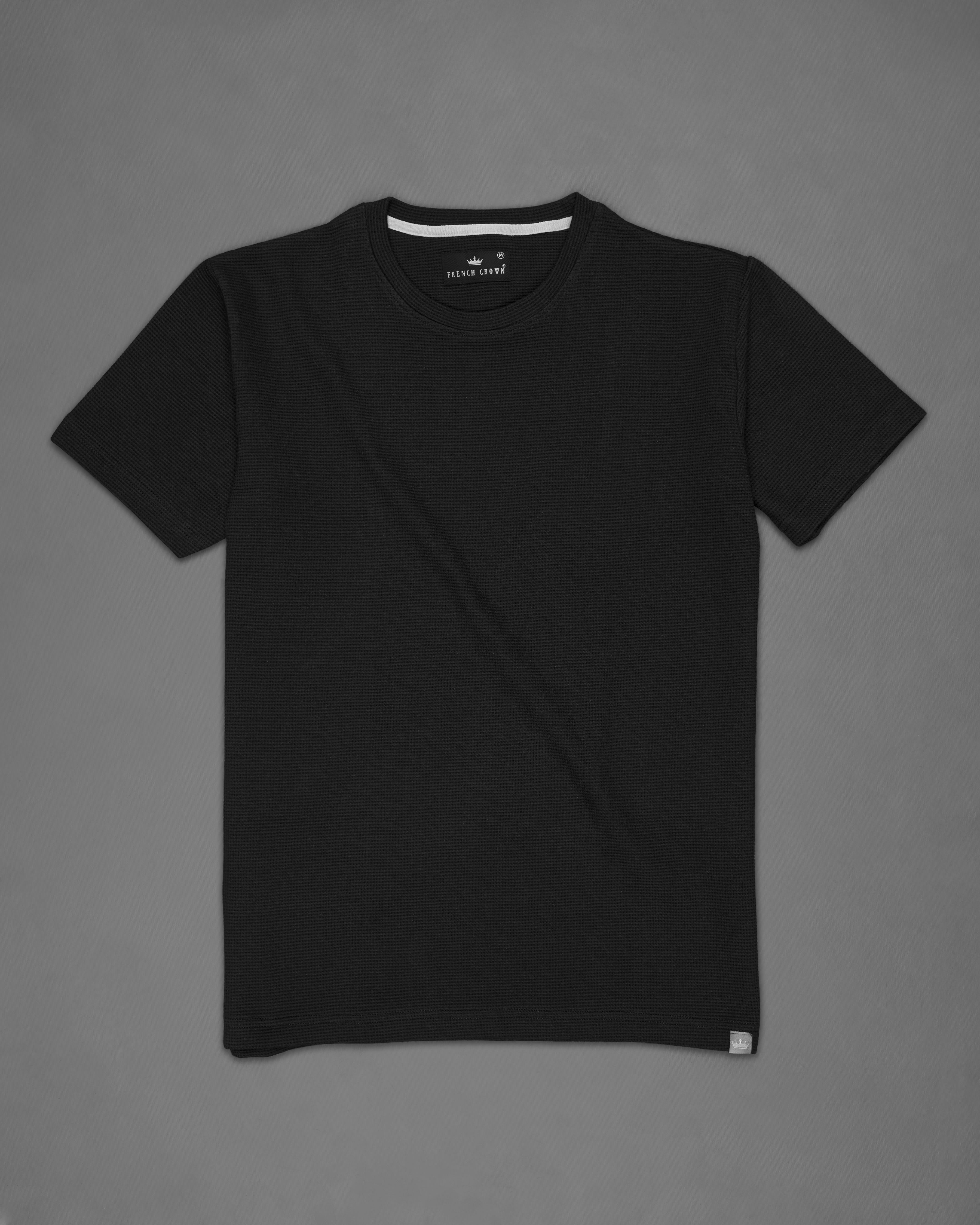 Jade Black With Round Neck  Super Soft Premium Cotton T-Shirt TS764-S, TS764-M, TS764-L, TS764-XL, TS764-XXL