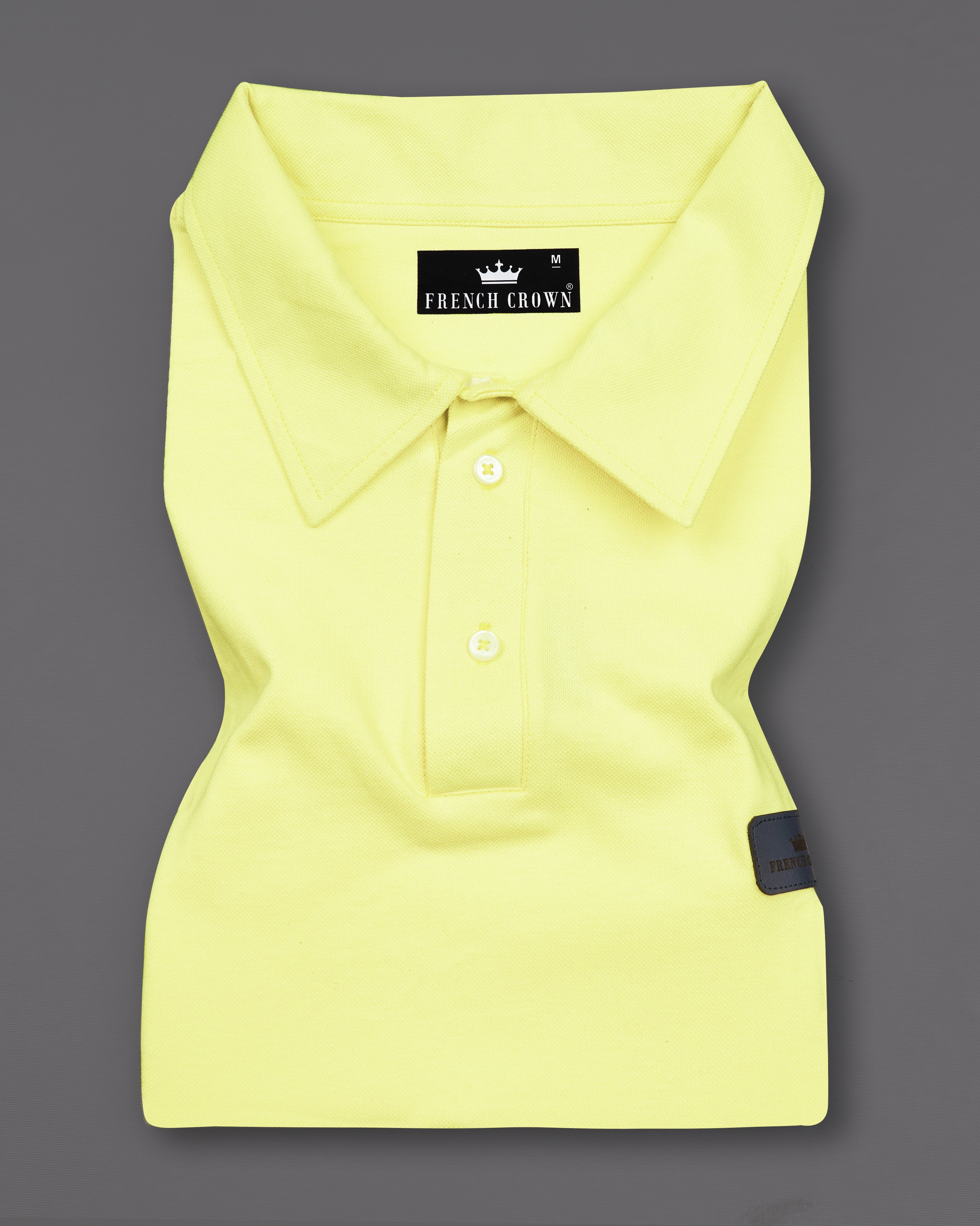 Tidal Yellow Organic Cotton Pique Polo TS770-S, TS770-M, TS770-L, TS770-XL, TS770-XXL