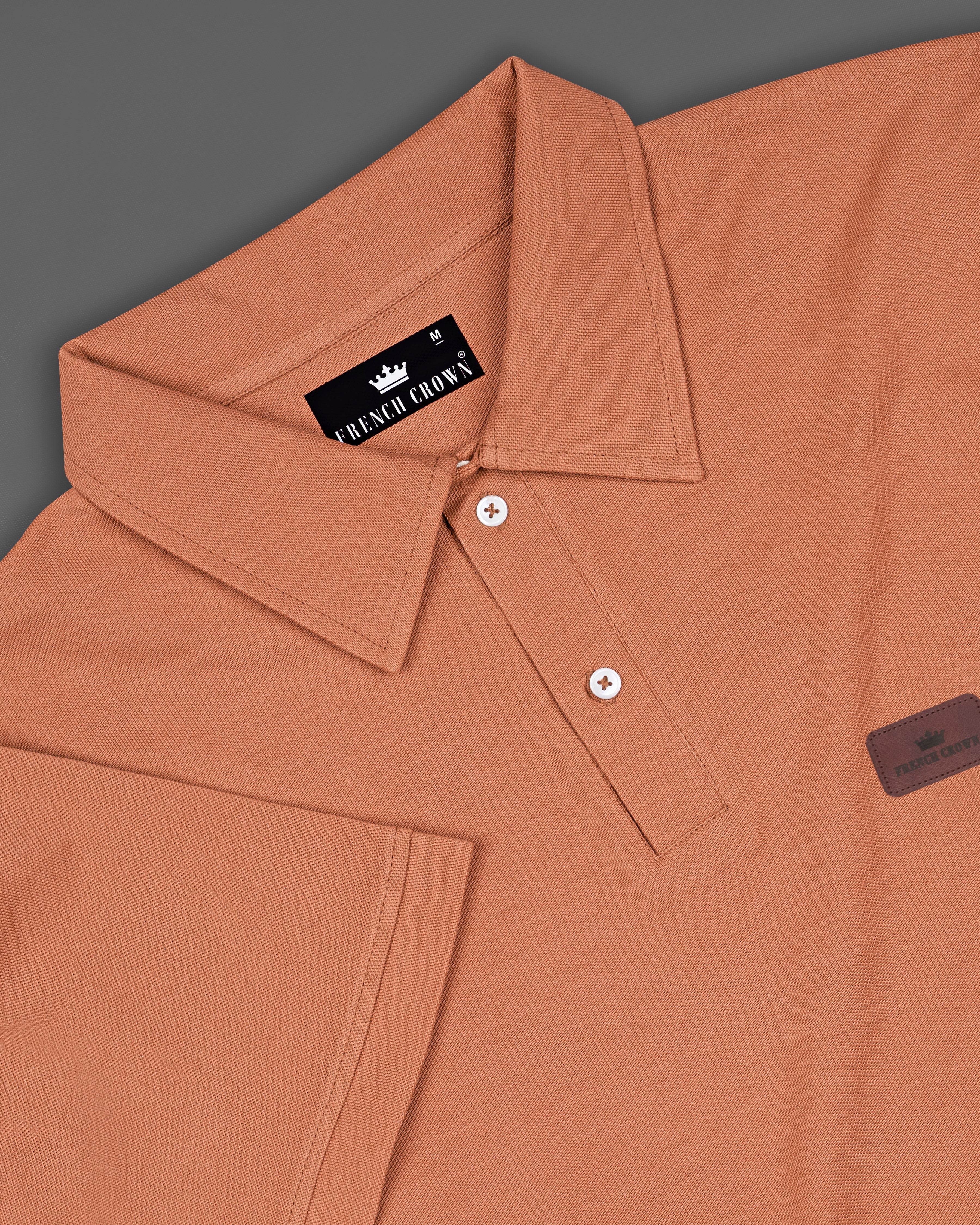 Japonica Copper Organic Cotton Pique Polo TS779-S, TS779-M, TS779-L, TS779-XL, TS779-XXL