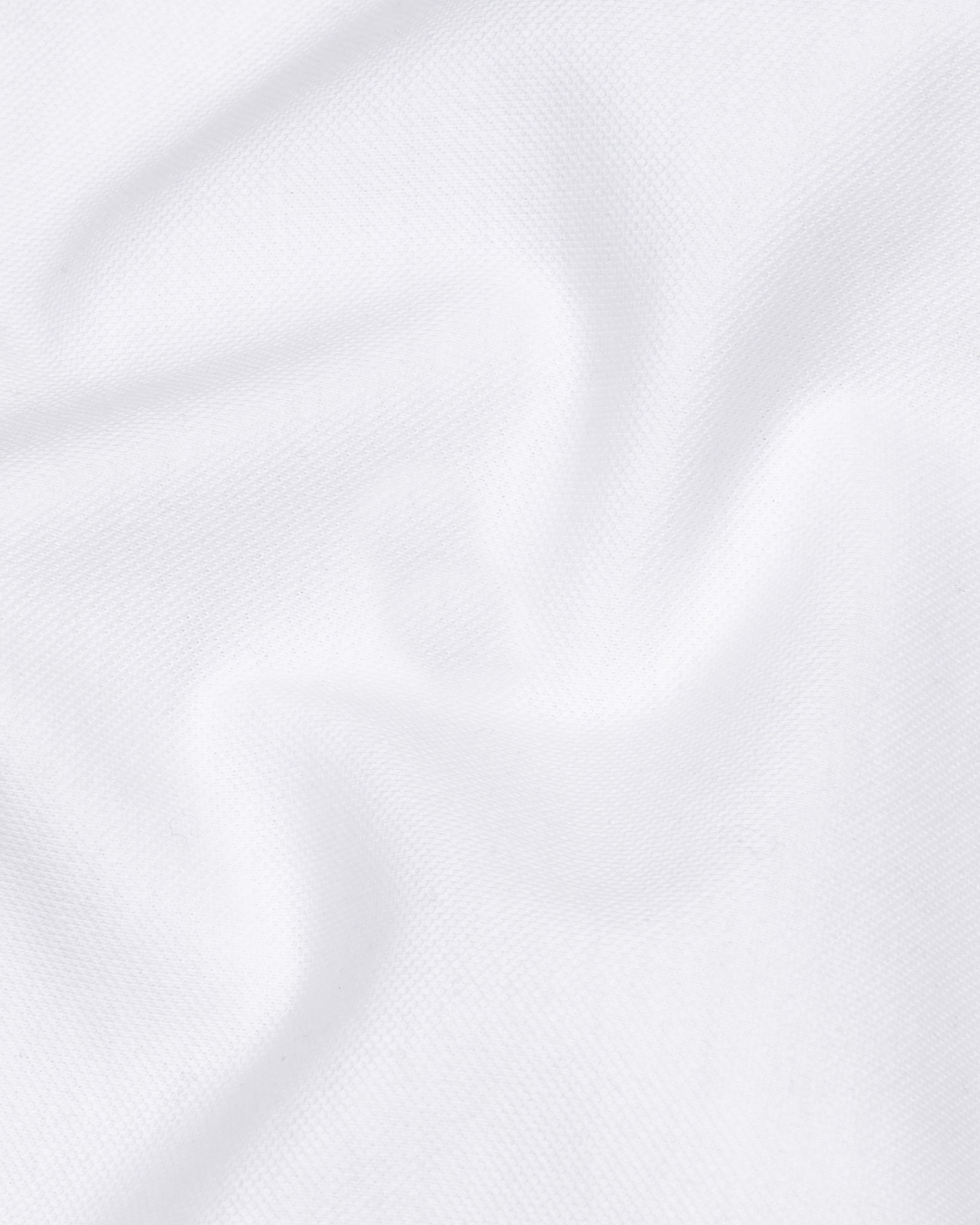 Bright White  Organic Cotton Mercerised Pique Polo