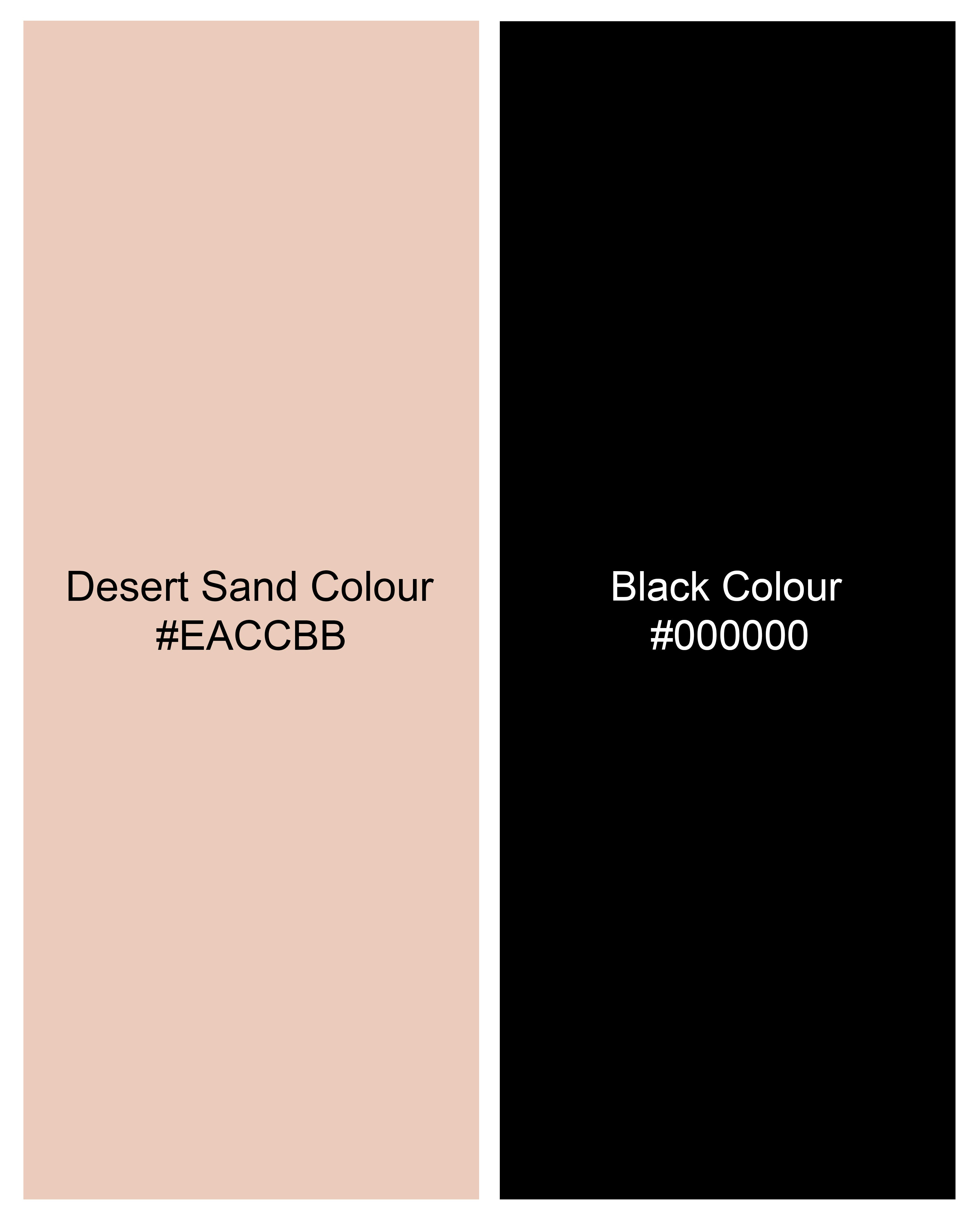 Desert Sand Beige Spider Hand-Painted Organic Cotton T-Shirt TS082-W01-S, TS082-W01-M, TS082-W01-L, TS082-W01-XL, TS082-W01-XXL 