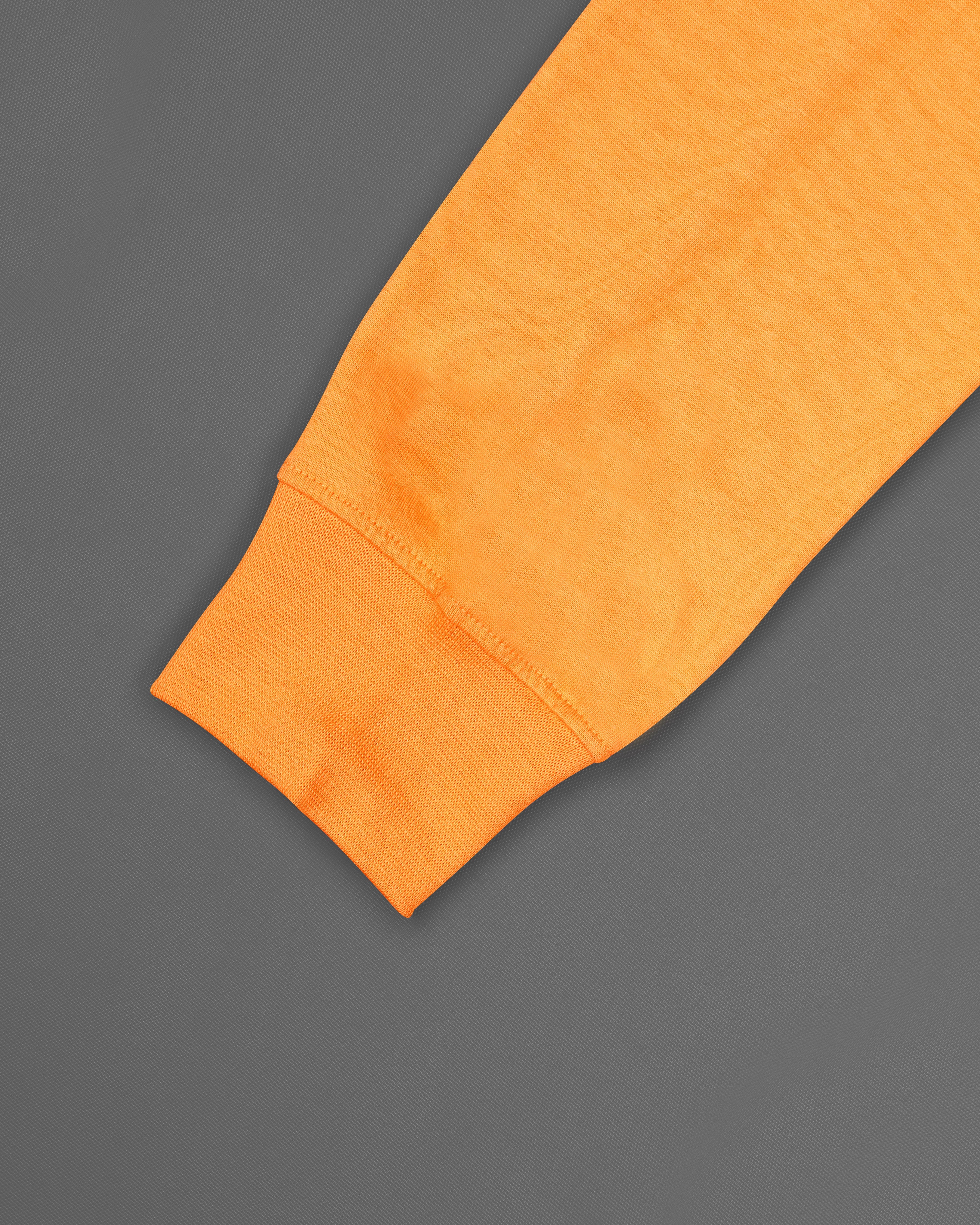 Tulip Orange Multicolour PatchWork Organic Designer Sweatshirt TS163-W01-S, TS163-W01-M, TS163-W01-L, TS163-W01-XL, TS163-W01-XXL