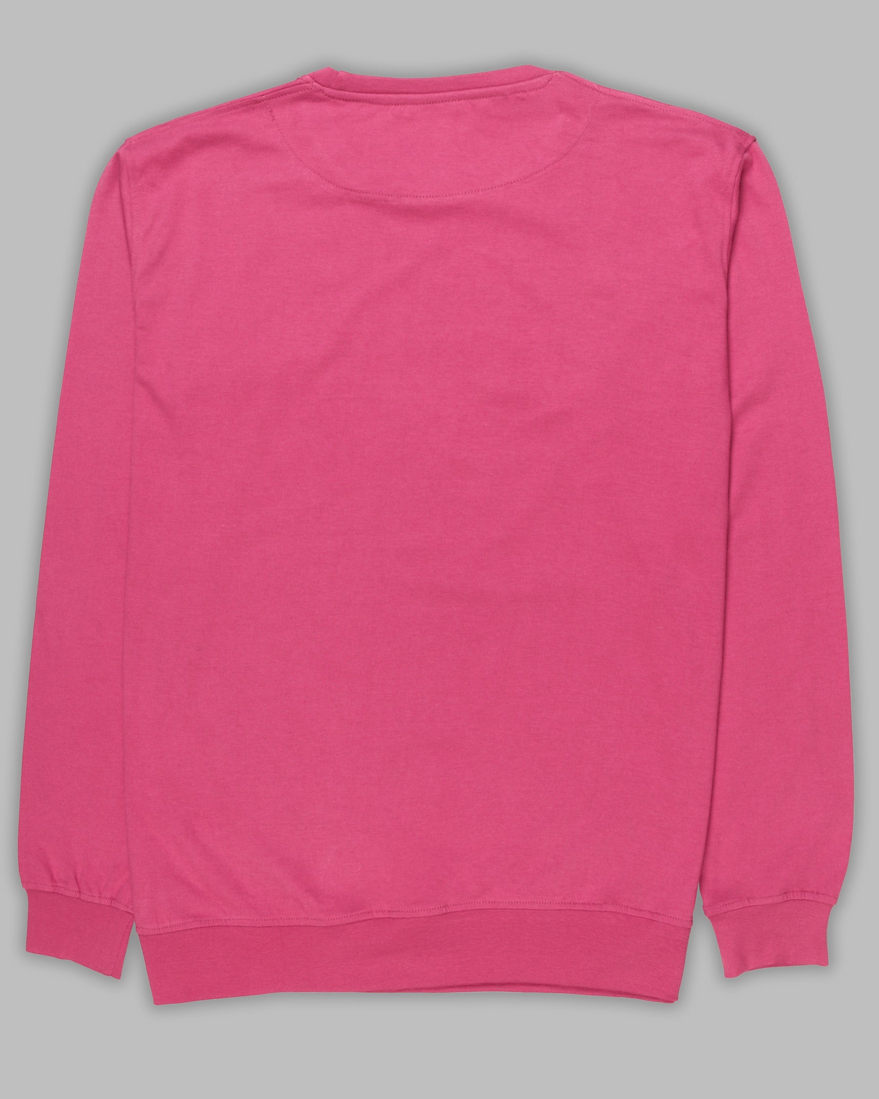 Punch Pink Super Soft Premium Cotton Full Sleeve Organic Cotton Brushed Sweatshirt TS172-S, TS172-M, TS172-L, TS172-XL, TS172-XXL