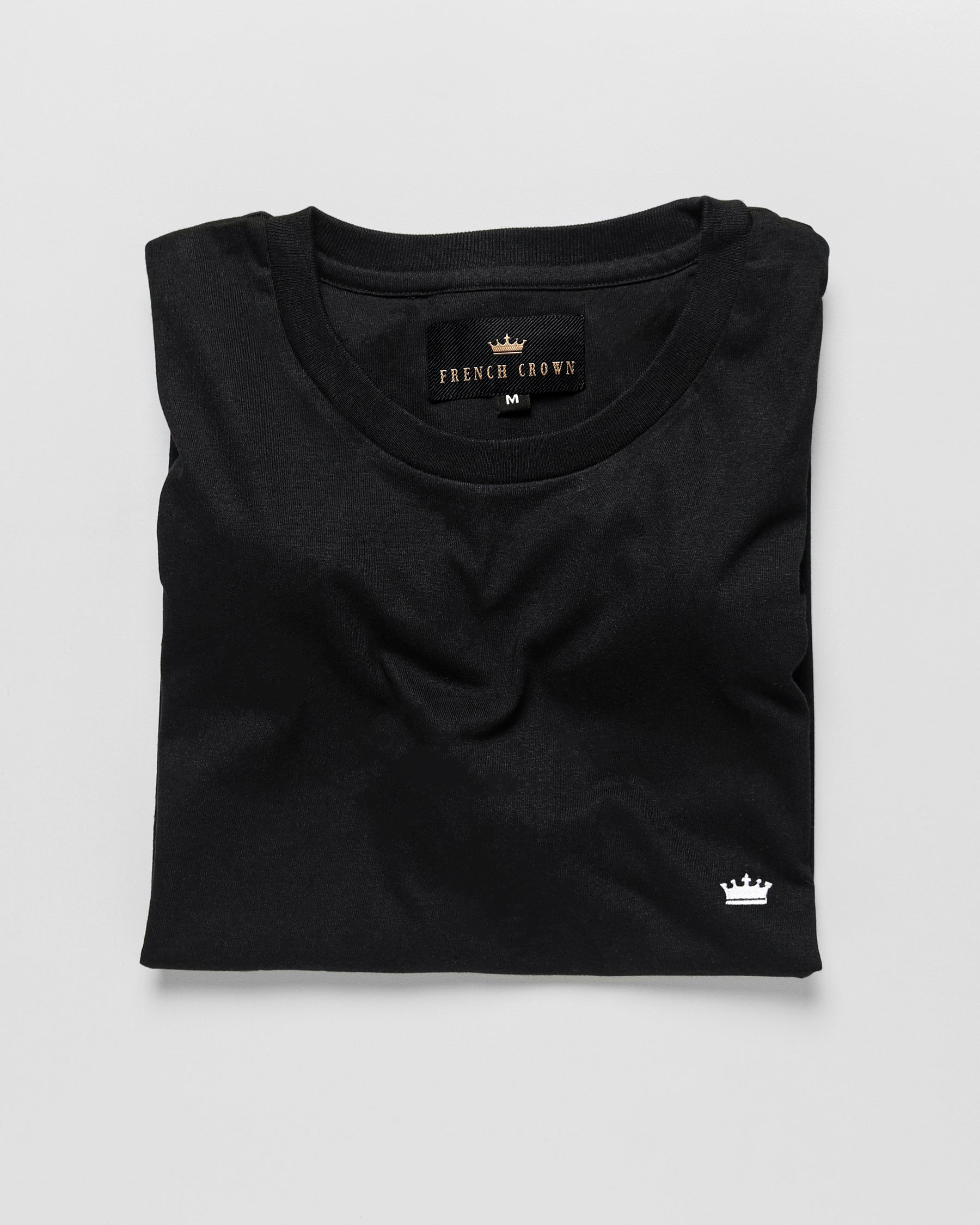 Jade Black Premium Vegetable Dyed Organic Cotton T-shirt