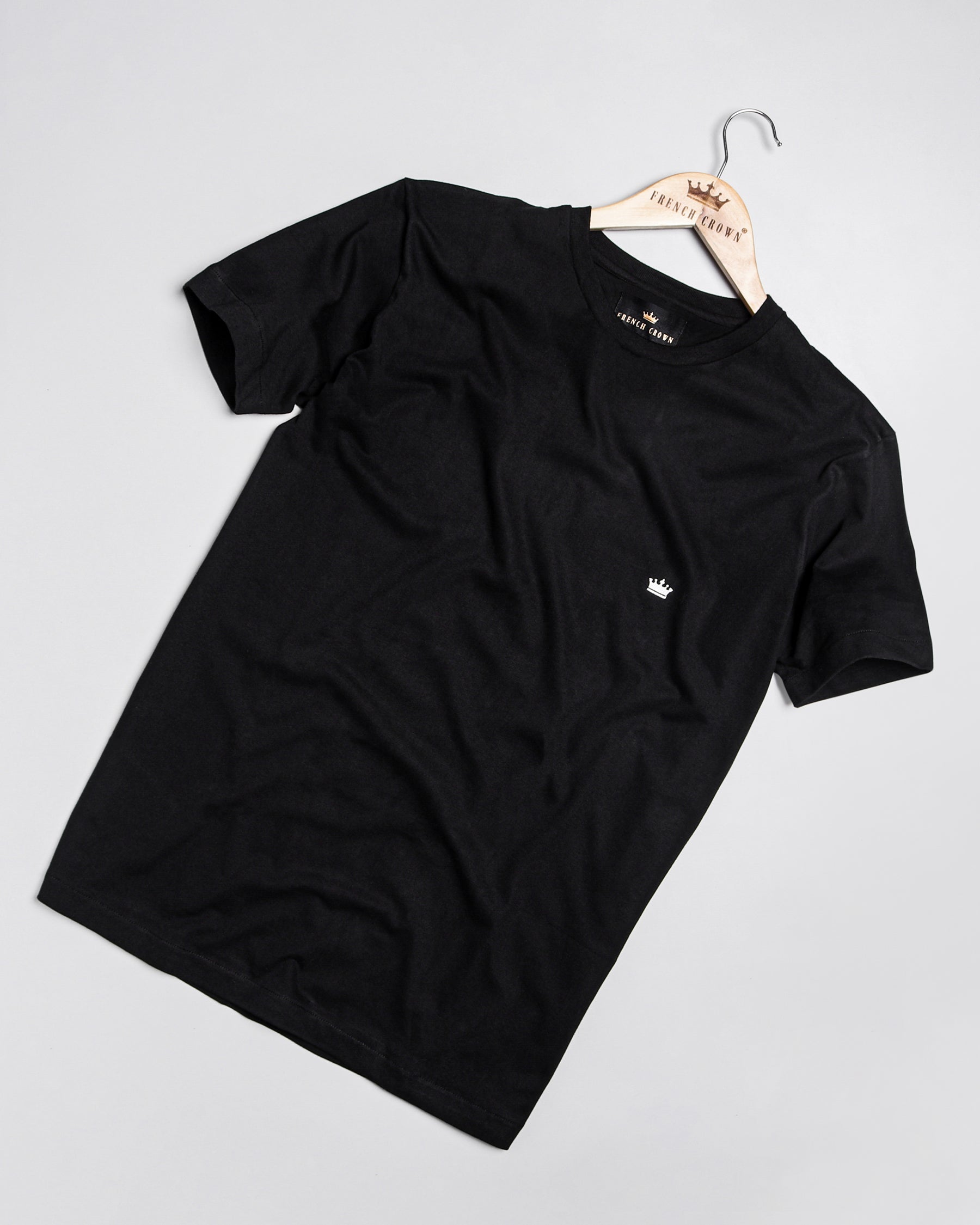 Jade Black Premium Vegetable Dyed Organic Cotton T-shirt