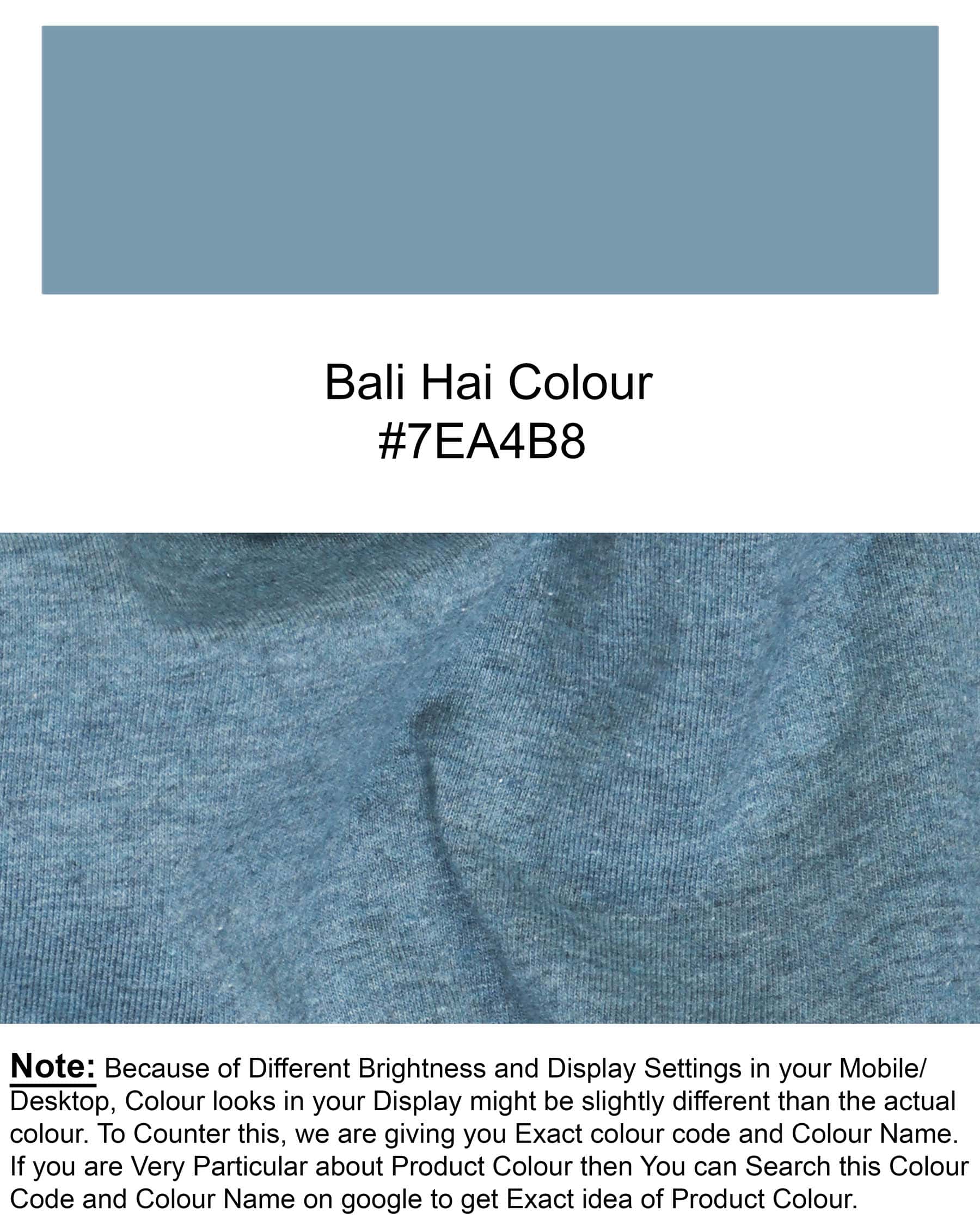 Bali Hai Petrol Blue Super Comfy Premium Cotton T-shirt