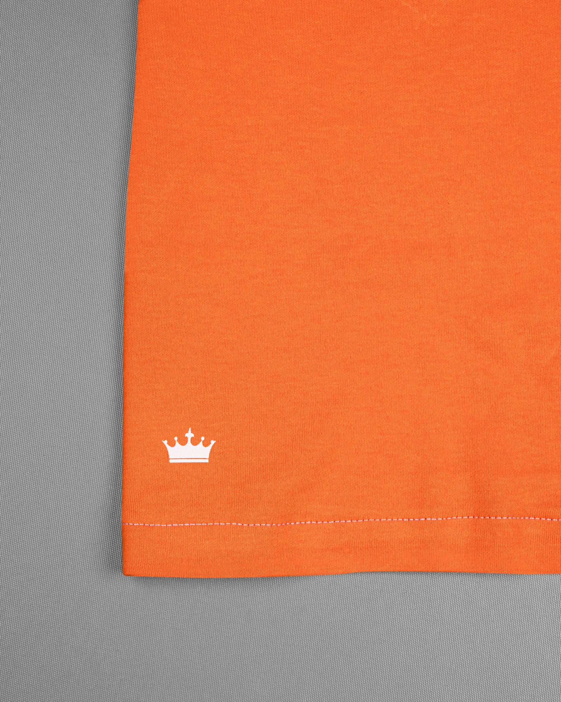 Crusta Orange Super Soft heavyweight premium cotton winter T-shirt TS416-S, TS416-M, TS416-L, TS416-XL, TS416-XXL, TS416-3XL, TS416-4XL