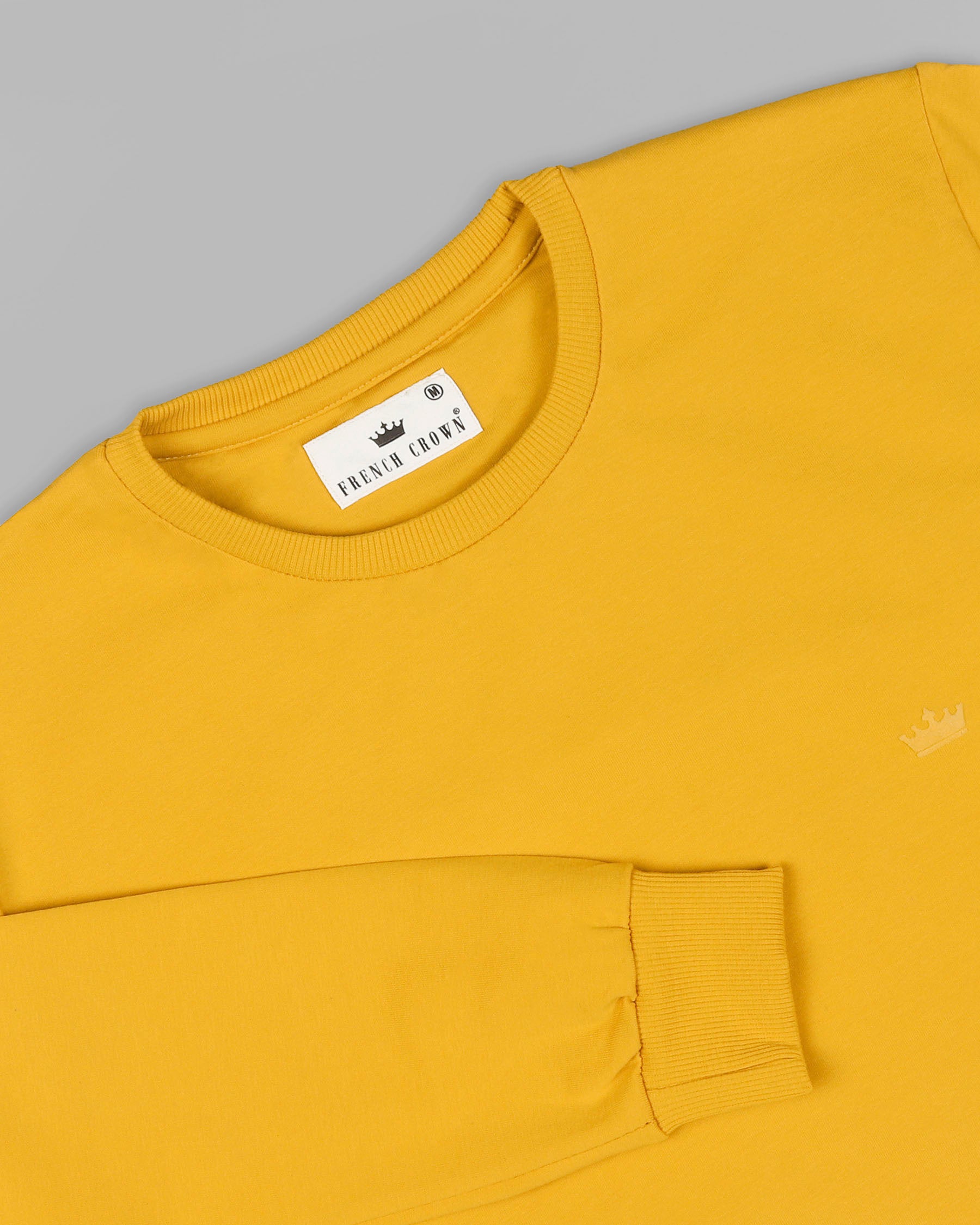 Mustard Super Soft Premium Cotton Full Sleeve Sweatshirt TS063-L, TS063-M, TS063-XL, TS063-XXL, TS063-S