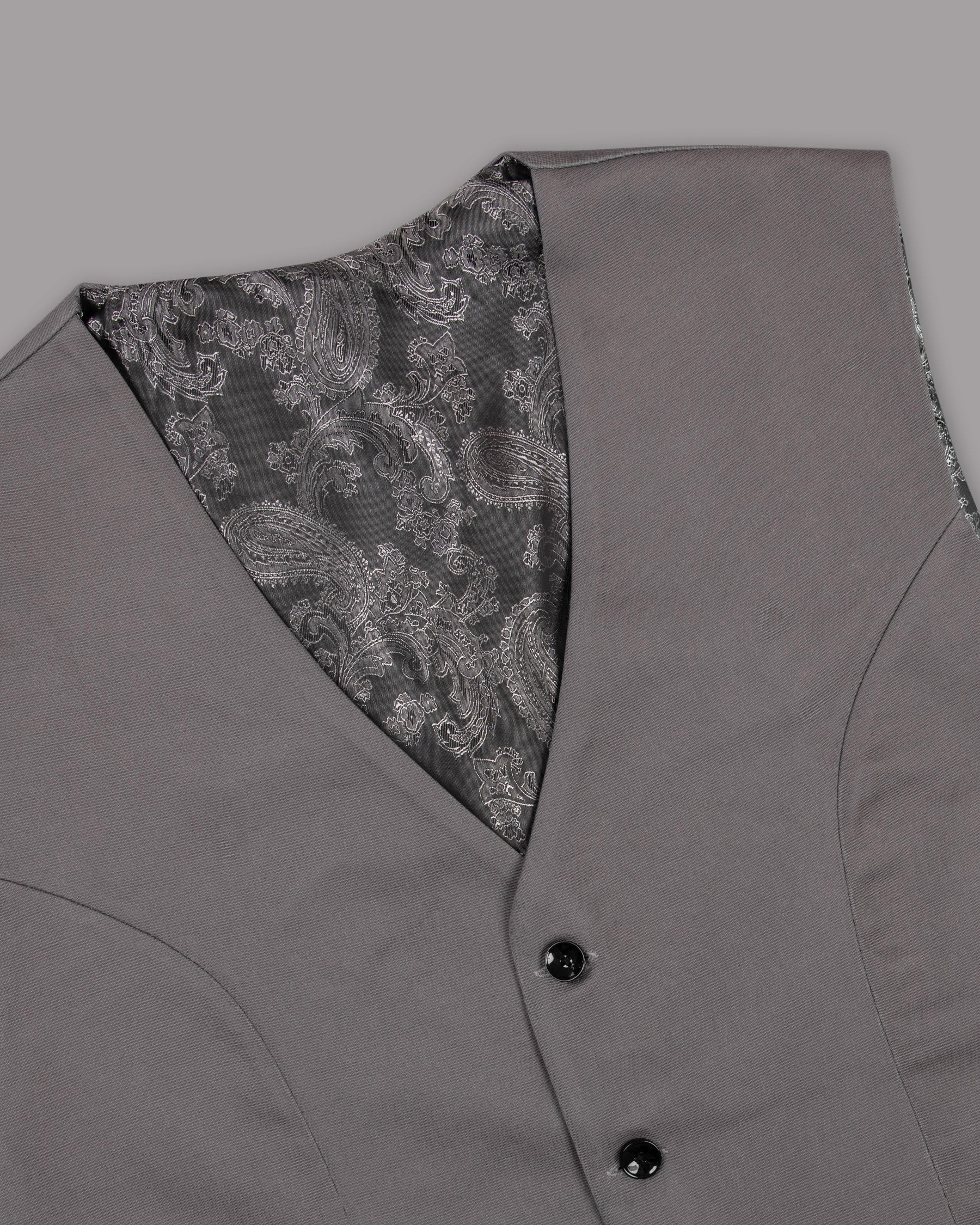 Bright Grey Premium Cotton Waistcoat