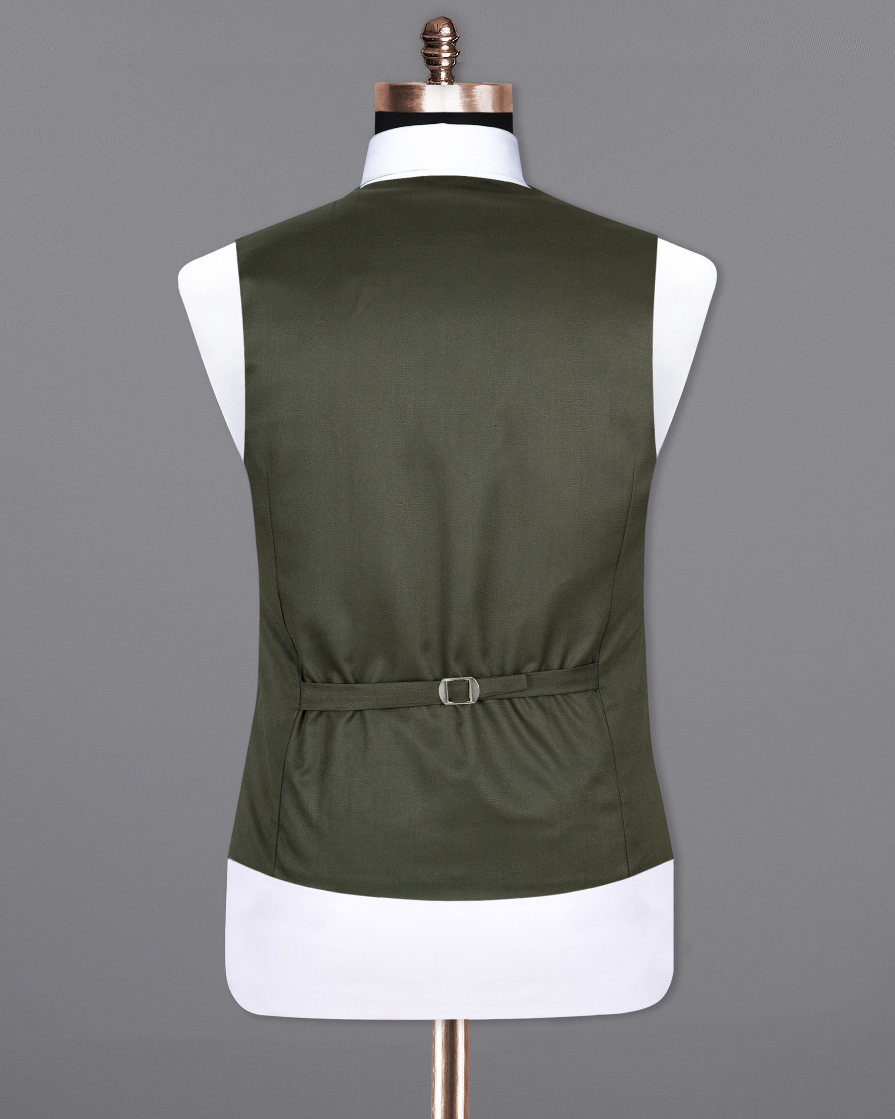 Millbrook Green Premium Cotton Waistcoat V1297-36, V1297-38, V1297-40, V1297-42, V1297-44, V1297-46, V1297-48, V1297-50, V1297-52, V1297-54, V1297-56, V1297-58, V1297-60