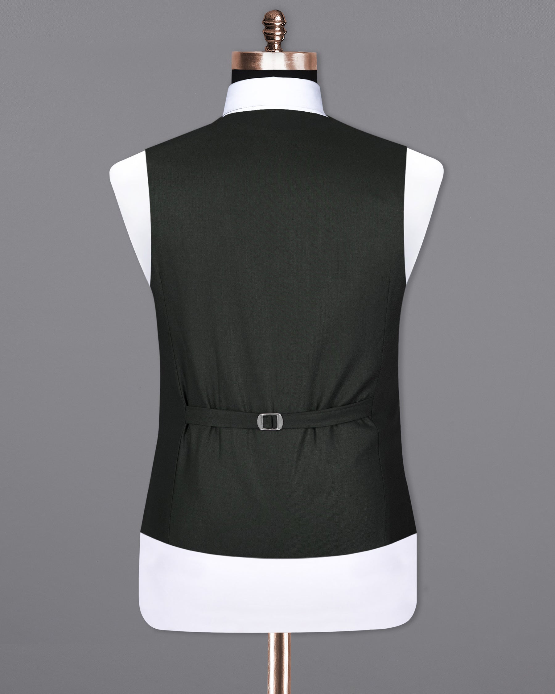 Tuatara Green Wool Rich Waistcoat V1309-36, V1309-38, V1309-40, V1309-42, V1309-44, V1309-46, V1309-48, V1309-50, V1309-52, V1309-54, V1309-56, V1309-58, V1309-60