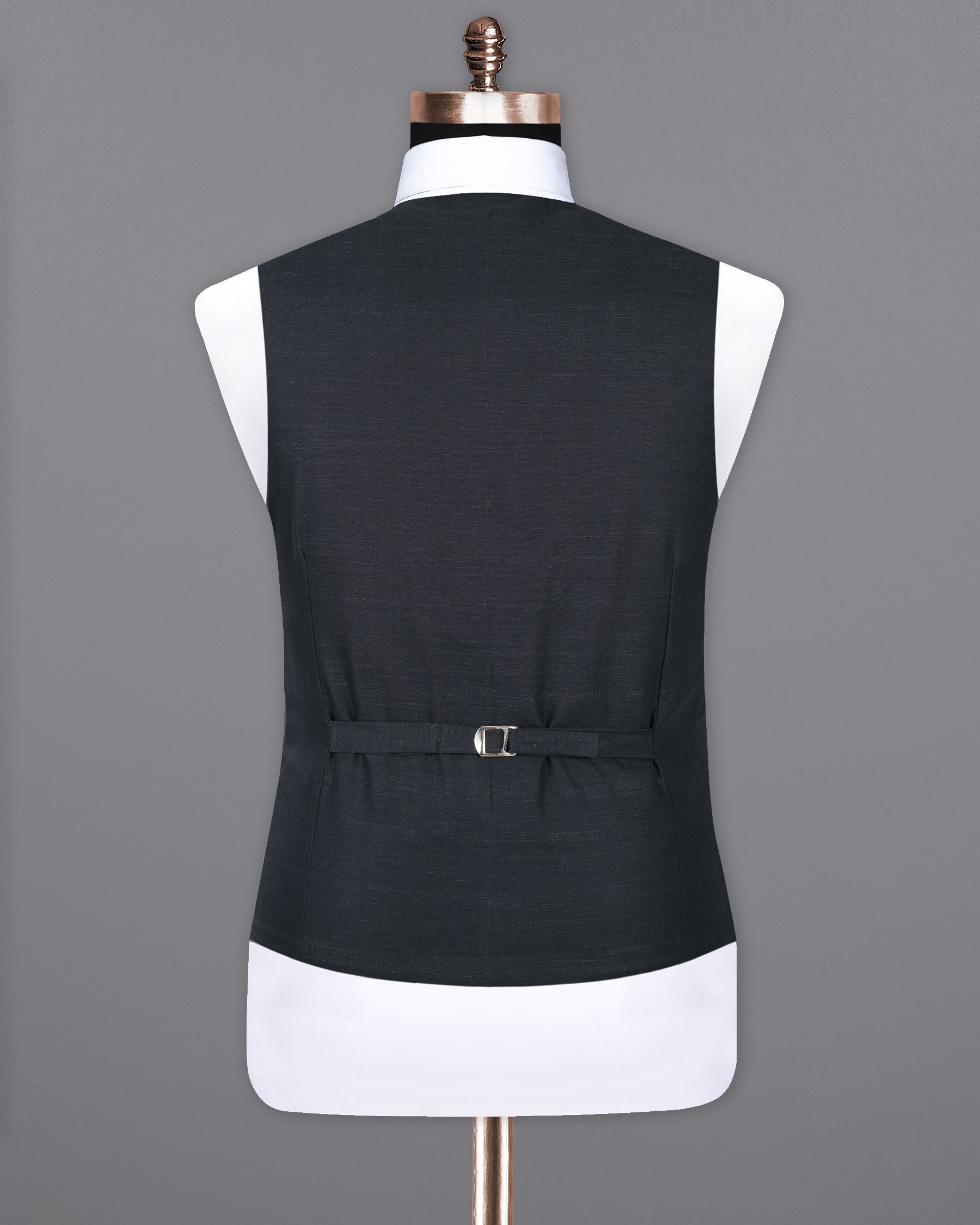 Charade Grey Premium Cotton Waistcoat