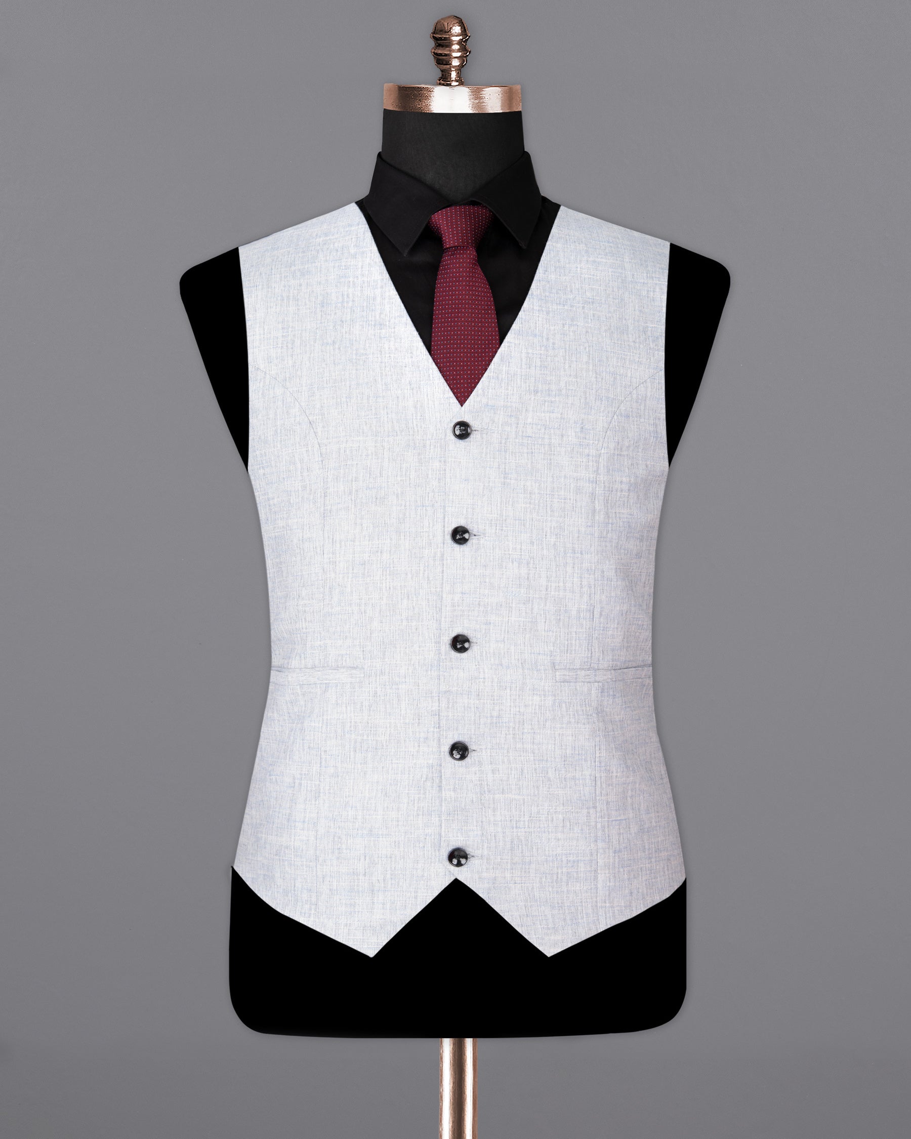 Solitude Subtle Plaid Premium Cotton Waistcoat