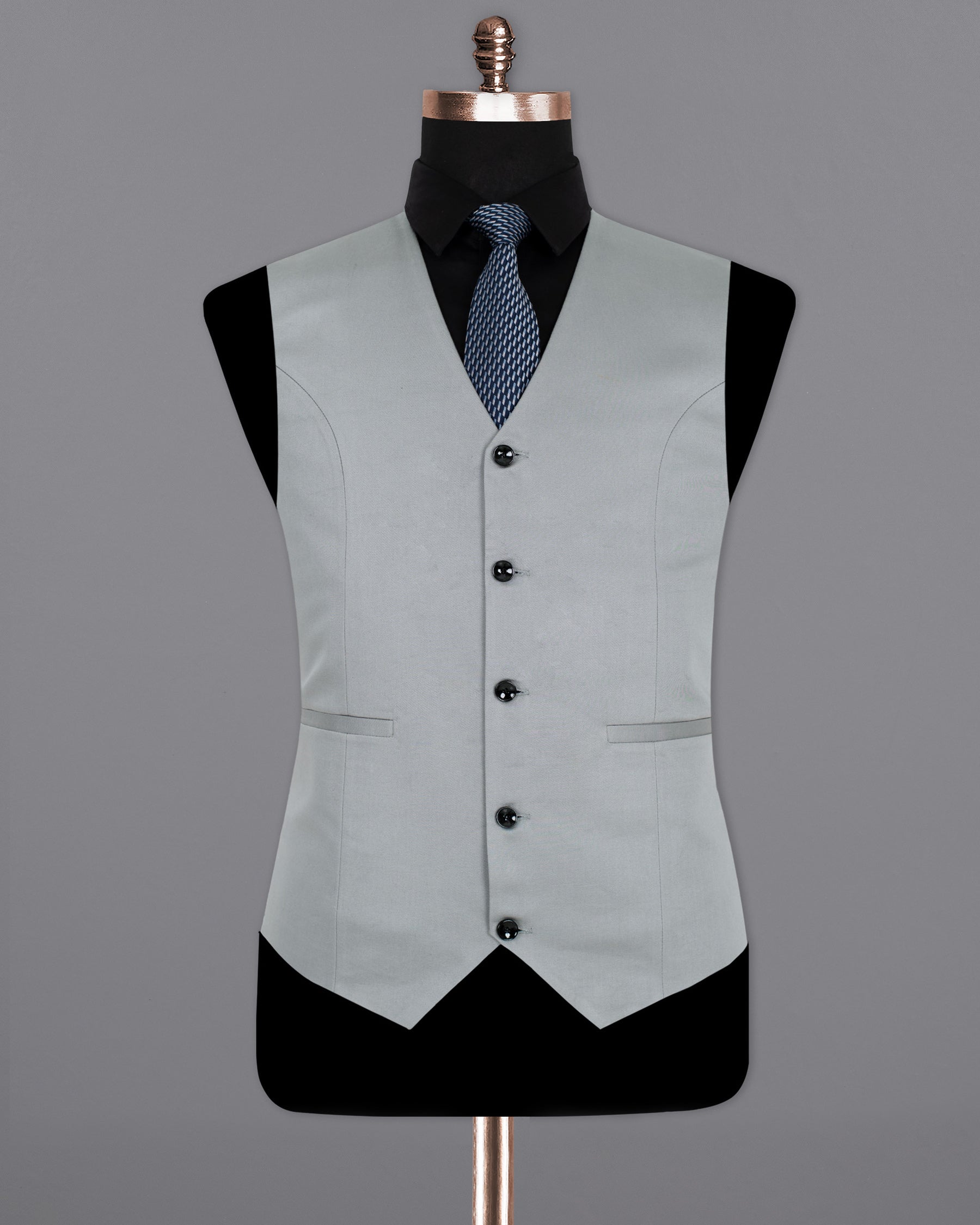 French Gray Premium Cotton Waistcoat