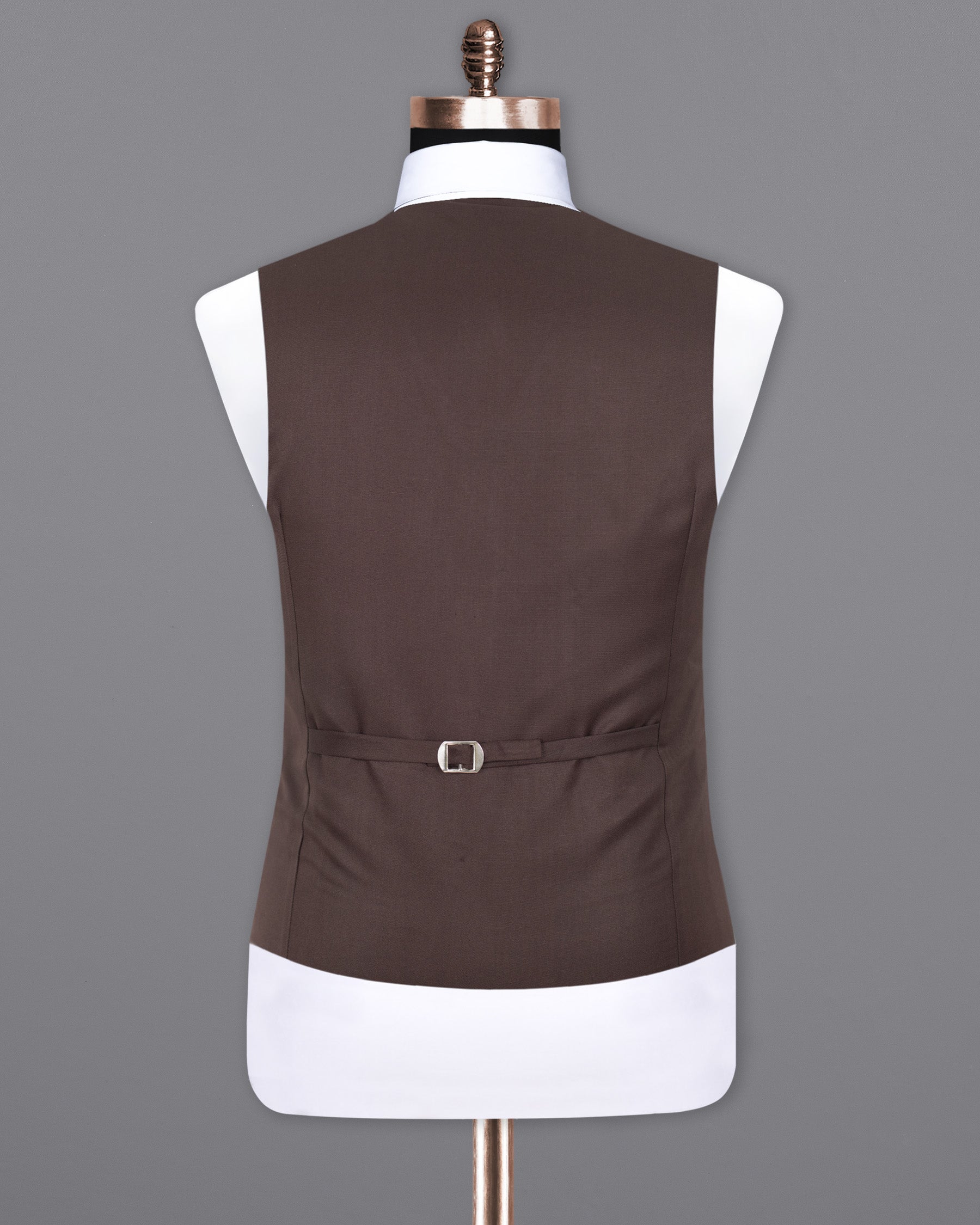 Matterhorn Brown Wool Rich  Waistcoat