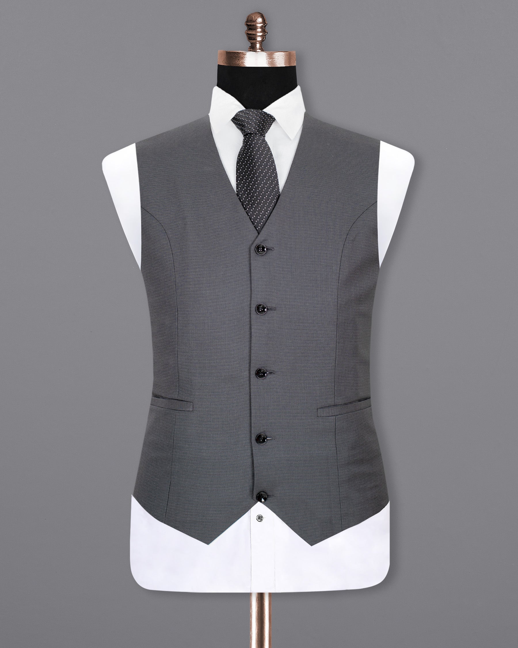 Gun Powder Grey Woolrich Waistcoat