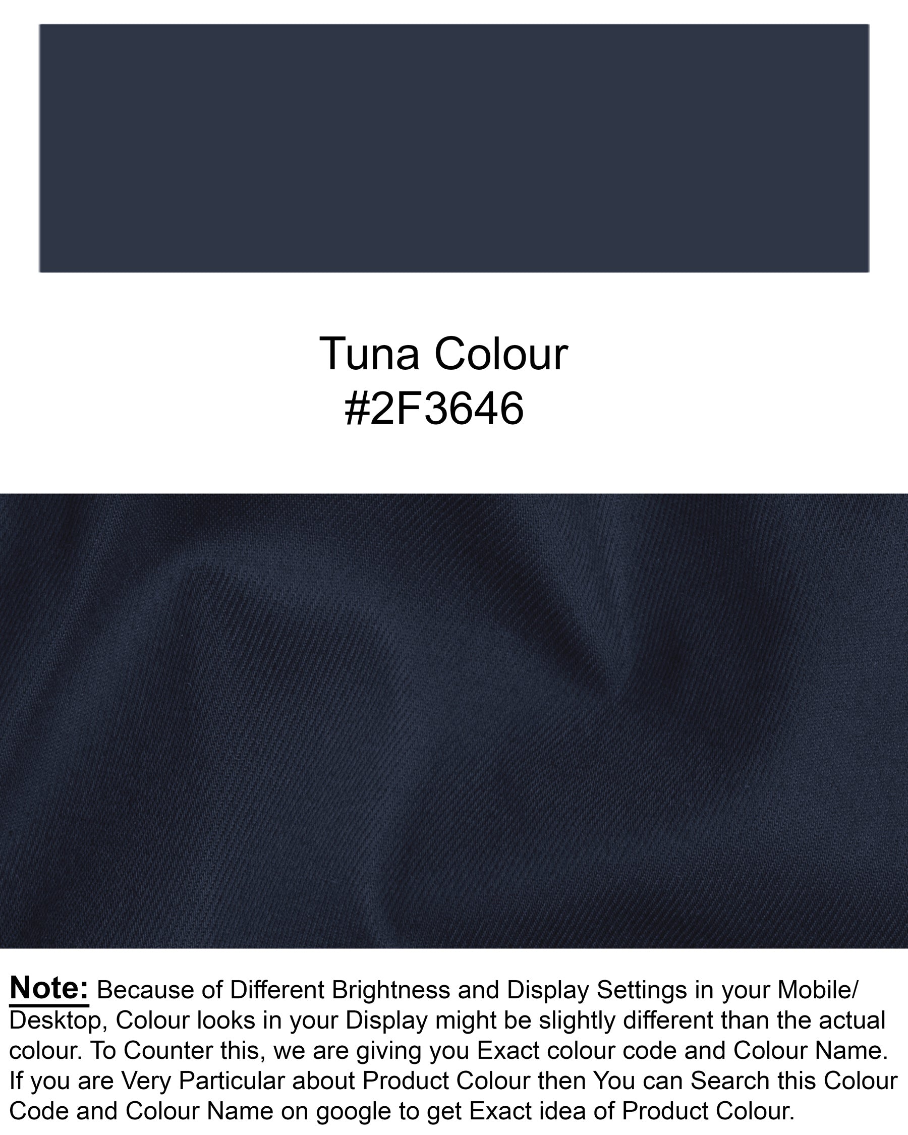 Tuna Blue Wool Rich Waistcoat