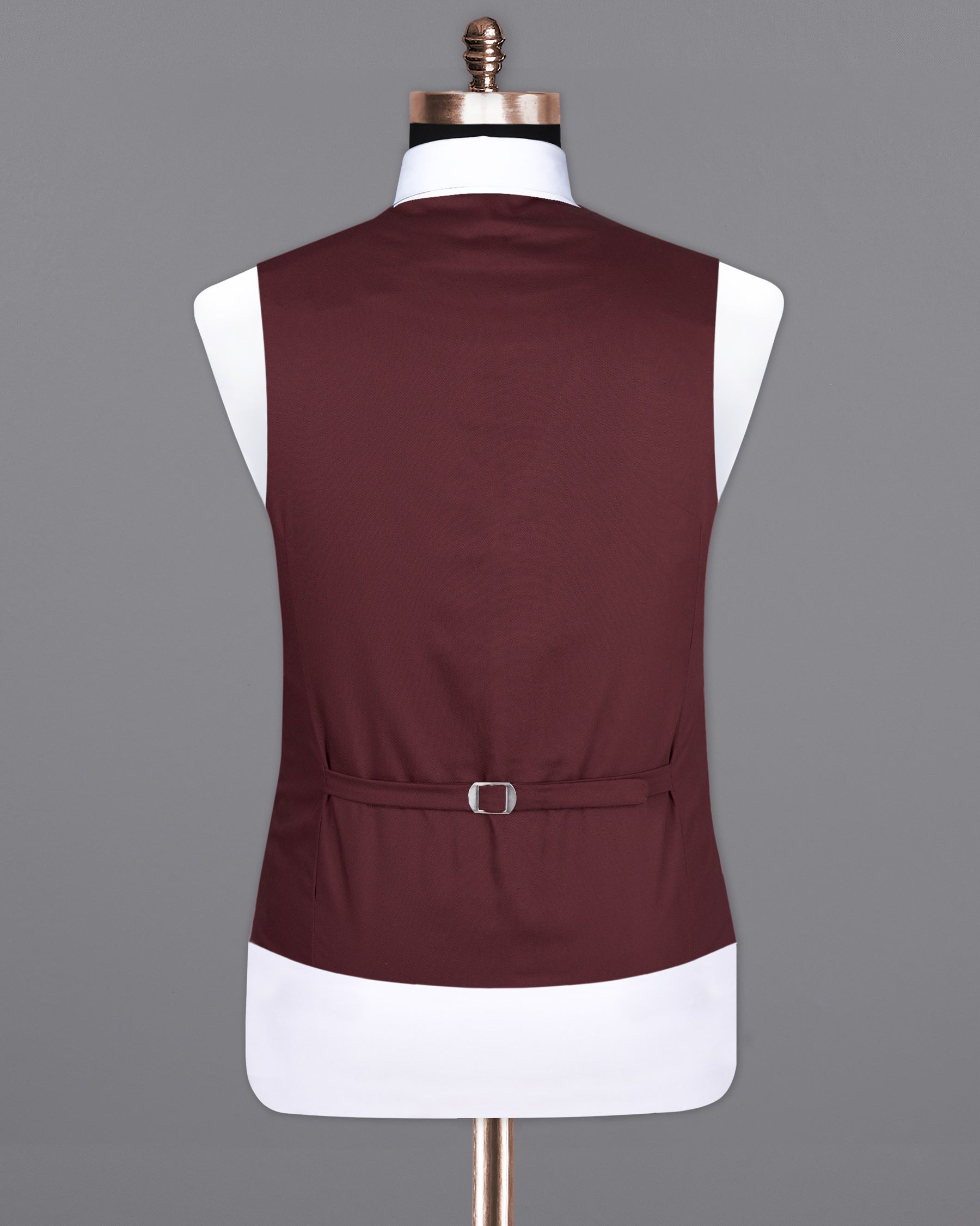 Heath Red Wool Rich  Waistcoat V1377-36, V1377-38, V1377-40, V1377-42, V1377-44, V1377-46, V1377-48, V1377-50, V1377-52, V1377-54, V1377-56, V1377-58, V1377-60