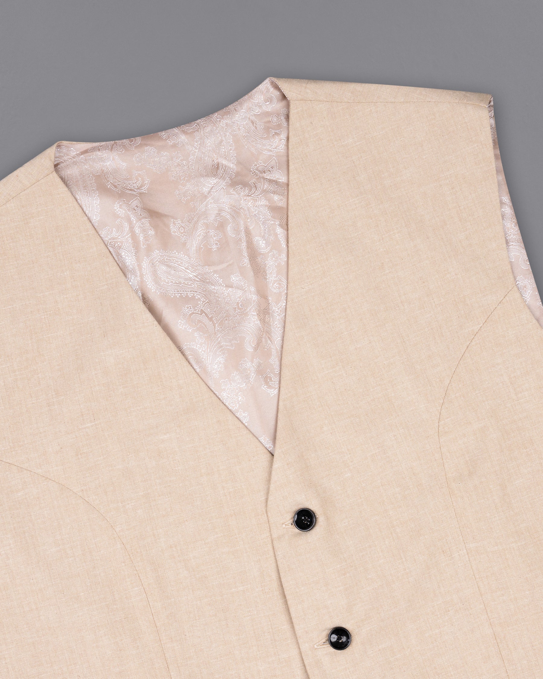 Dust Storm luxurious Linen Waistcoat V1385-36, V1385-38, V1385-40, V1385-42, V1385-44, V1385-46, V1385-48, V1385-50, V1385-52, V1385-54, V1385-56, V1385-58, V1385-60