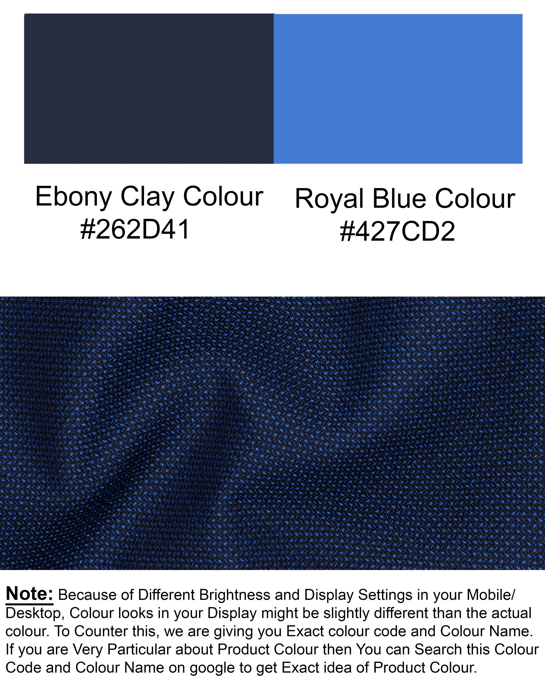 Royal Blue Wool rich Waistcoat V1406-36, V1406-38, V1406-40, V1406-42, V1406-44, V1406-46, V1406-48, V1406-50, V1406-52, V1406-54, V1406-56, V1406-58, V1406-60