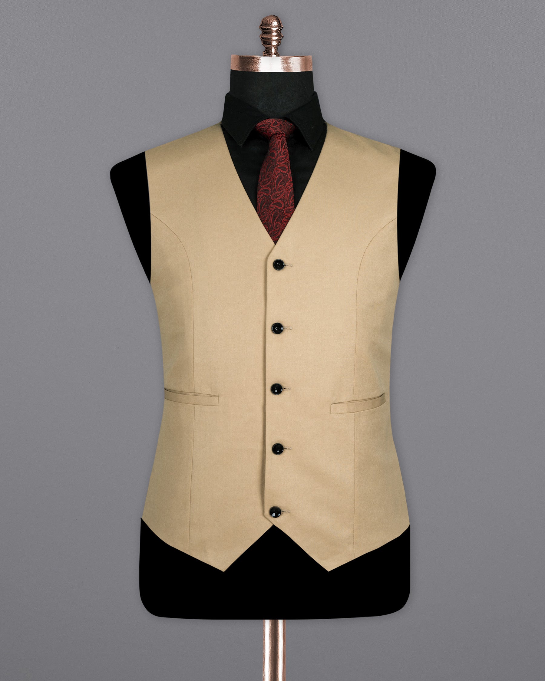 Cashmere Brown Wool Rich Waistcoat V1413-36, V1413-38, V1413-40, V1413-42, V1413-44, V1413-46, V1413-48, V1413-50, V1413-52, V1413-54, V1413-56, V1413-58, V1413-60