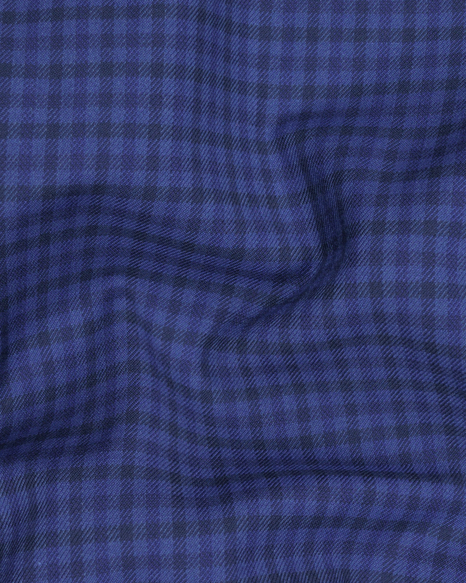 East Bay Blue Gingham Woolrich Waistcoat