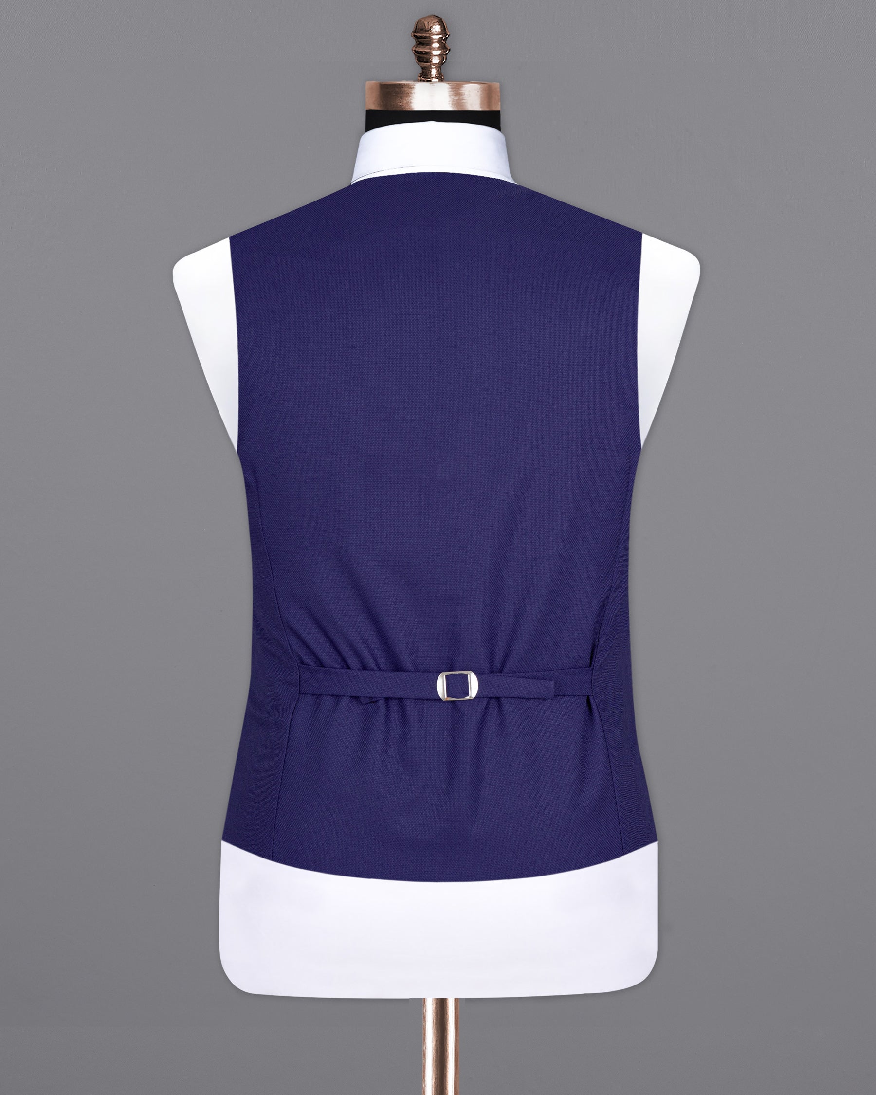 Jacarta Blue Wool Rich Waistcoat V1439-36, V1439-38, V1439-40, V1439-42, V1439-44, V1439-46, V1439-48, V1439-50, V1439-52, V1439-54, V1439-56, V1439-58, V1439-60