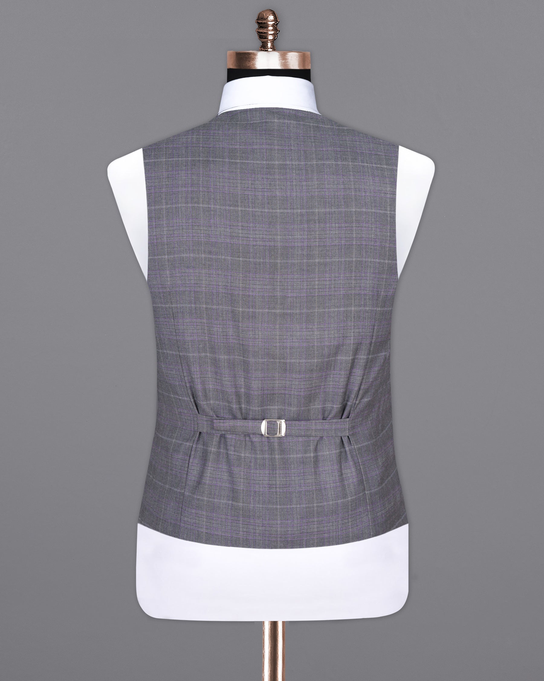 Fedora Plaid Wool Rich Waistcoat V1440-36, V1440-38, V1440-40, V1440-42, V1440-44, V1440-46, V1440-48, V1440-50, V1440-52, V1440-54, V1440-56, V1440-58, V1440-60