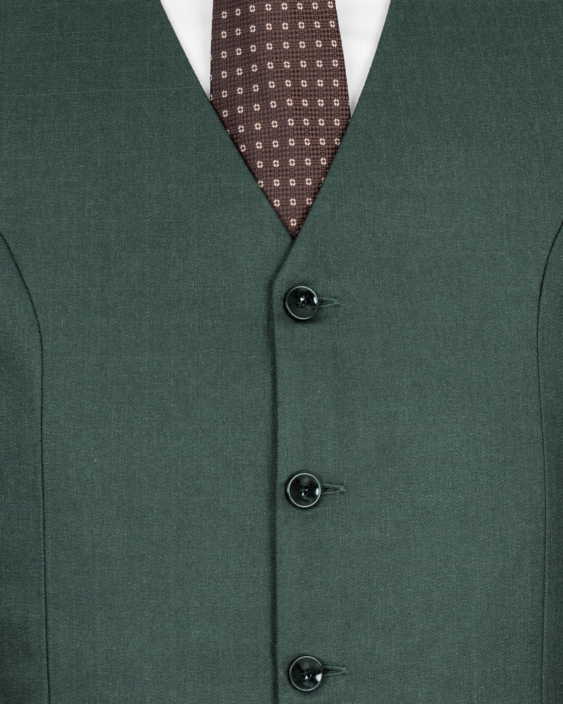 Firefly Green Wool Rich Waistcoat V1470-36, V1470-38, V1470-40, V1470-42, V1470-44, V1470-46, V1470-48, V1470-50, V1470-52, V1470-54, V1470-56, V1470-58, V1470-60