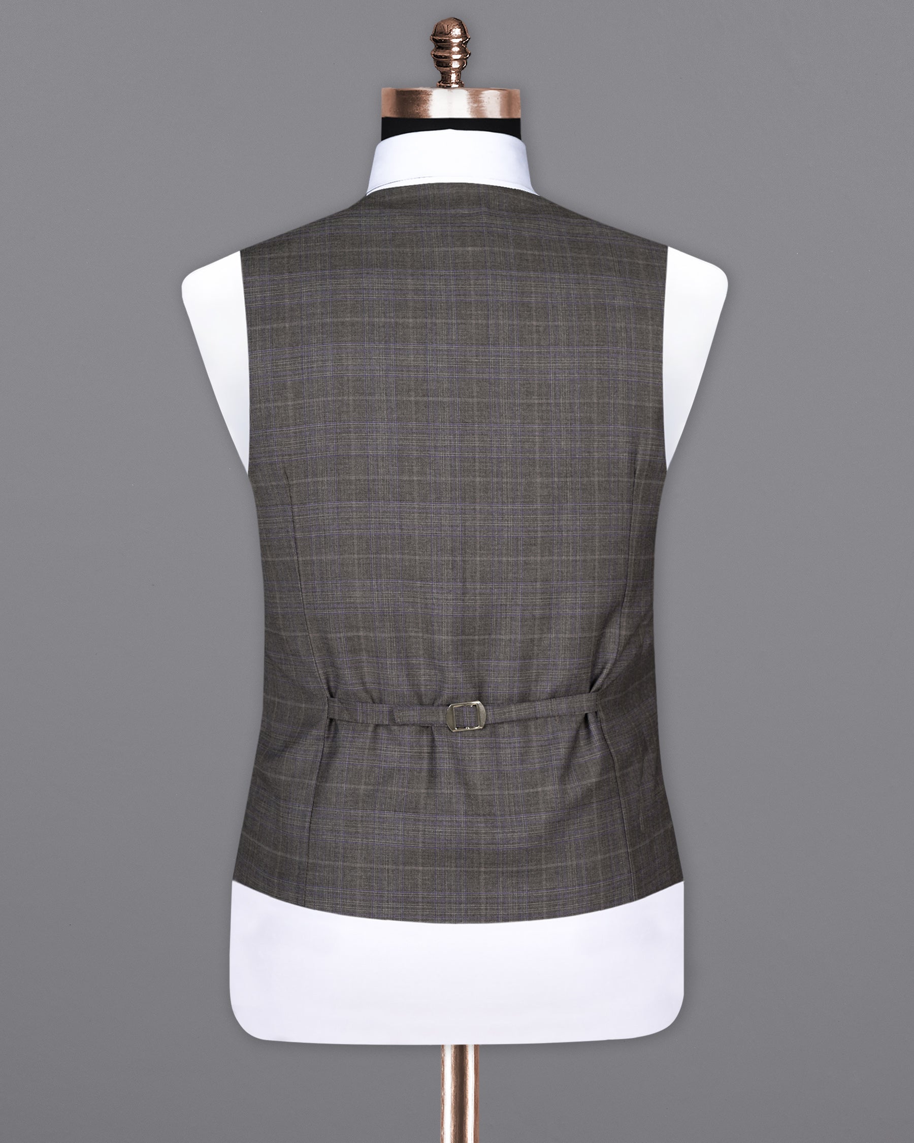 Chicago Grey Windowpane Woolrich Waistcoat V1480-36, V1480-38, V1480-40, V1480-42, V1480-44, V1480-46, V1480-48, V1480-50, V1480-52, V1480-54, V1480-56, V1480-58, V1480-60