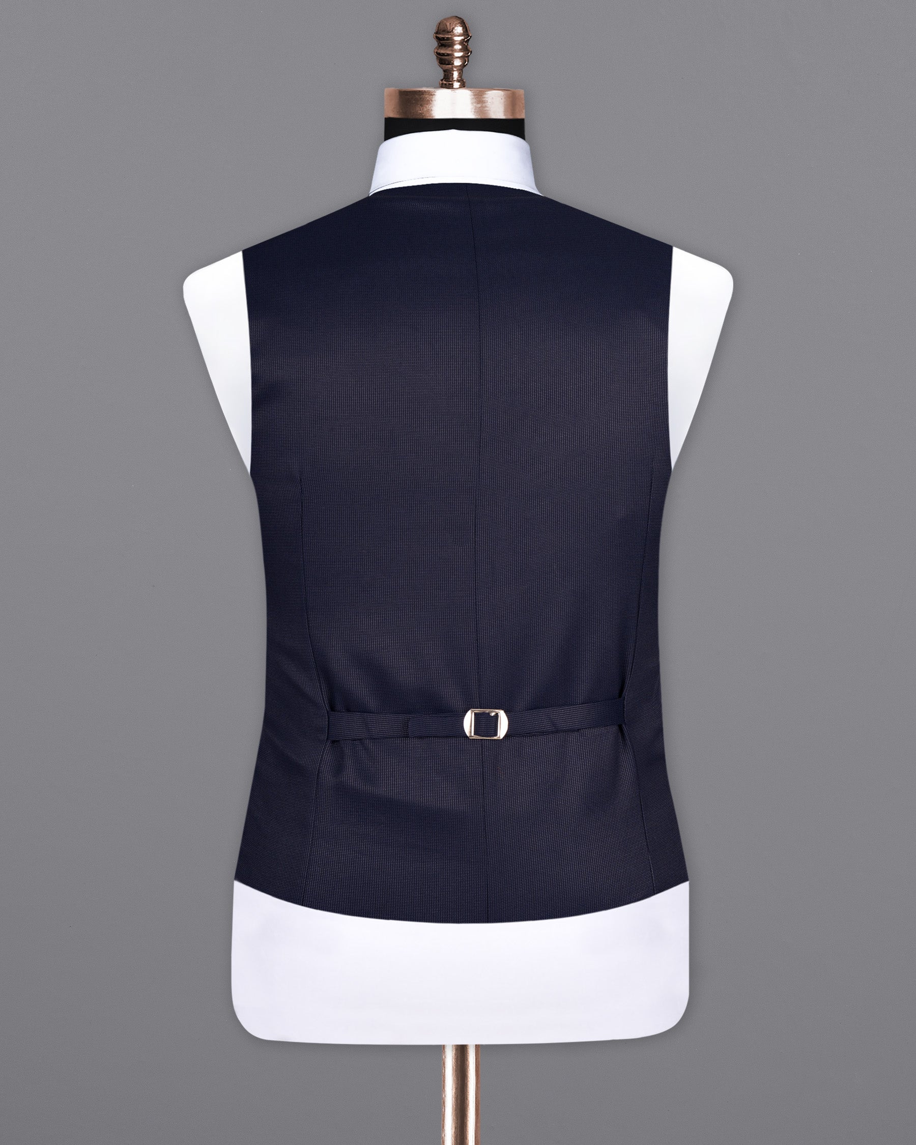 Charade Blue Premium Cotton Waistcoat V1492-36, V1492-38, V1492-40, V1492-42, V1492-44, V1492-46, V1492-48, V1492-50, V1492-52, V1492-54, V1492-56, V1492-58, V1492-60