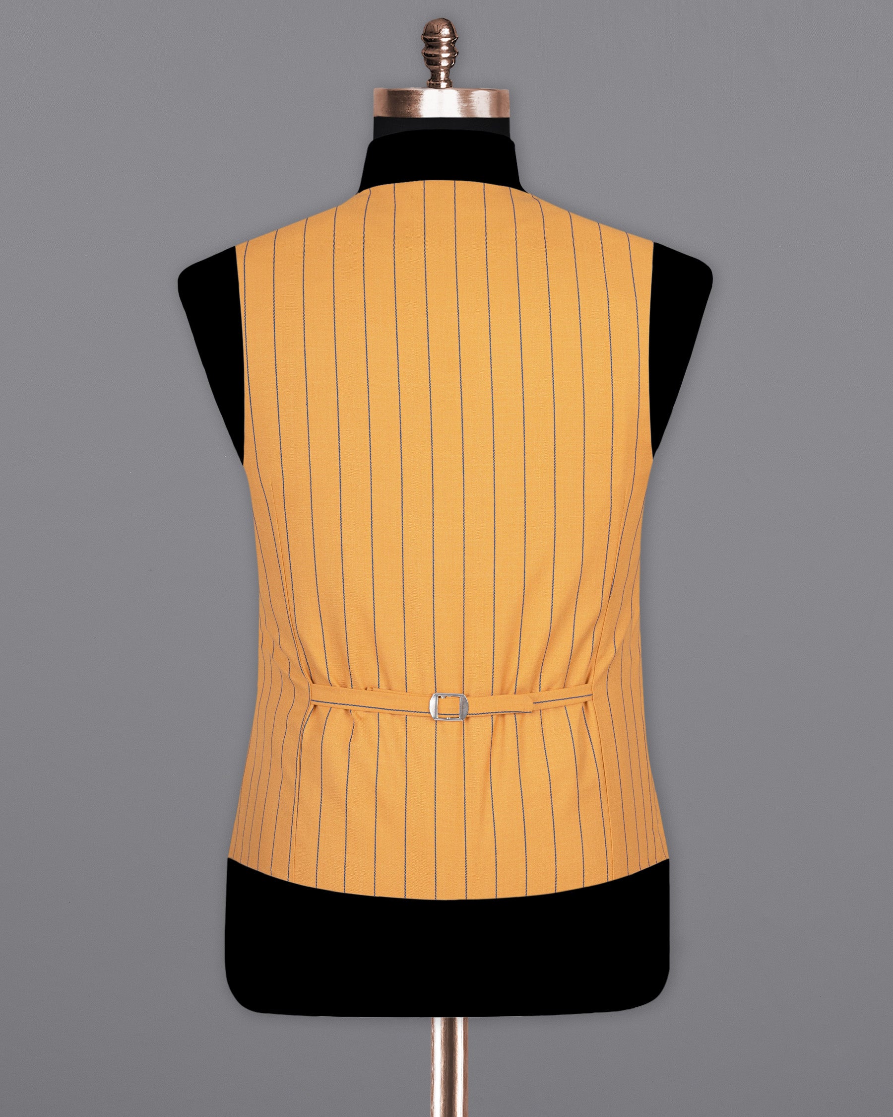 Sunshade Orange Striped Wool Rich Waistcoat V1509-36, V1509-38, V1509-40, V1509-42, V1509-44, V1509-46, V1509-48, V1509-50, V1509-52, V1509-54, V1509-56, V1509-58, V1509-60