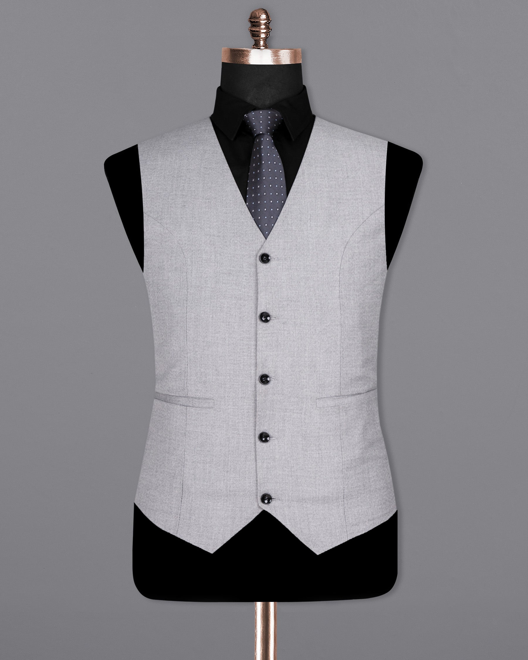 Silver Sand Grey Wool Rich Waistcoat V1529-36, V1529-38, V1529-40, V1529-42, V1529-44, V1529-46, V1529-48, V1529-50, V1529-52, V1529-54, V1529-56, V1529-58, V1529-60