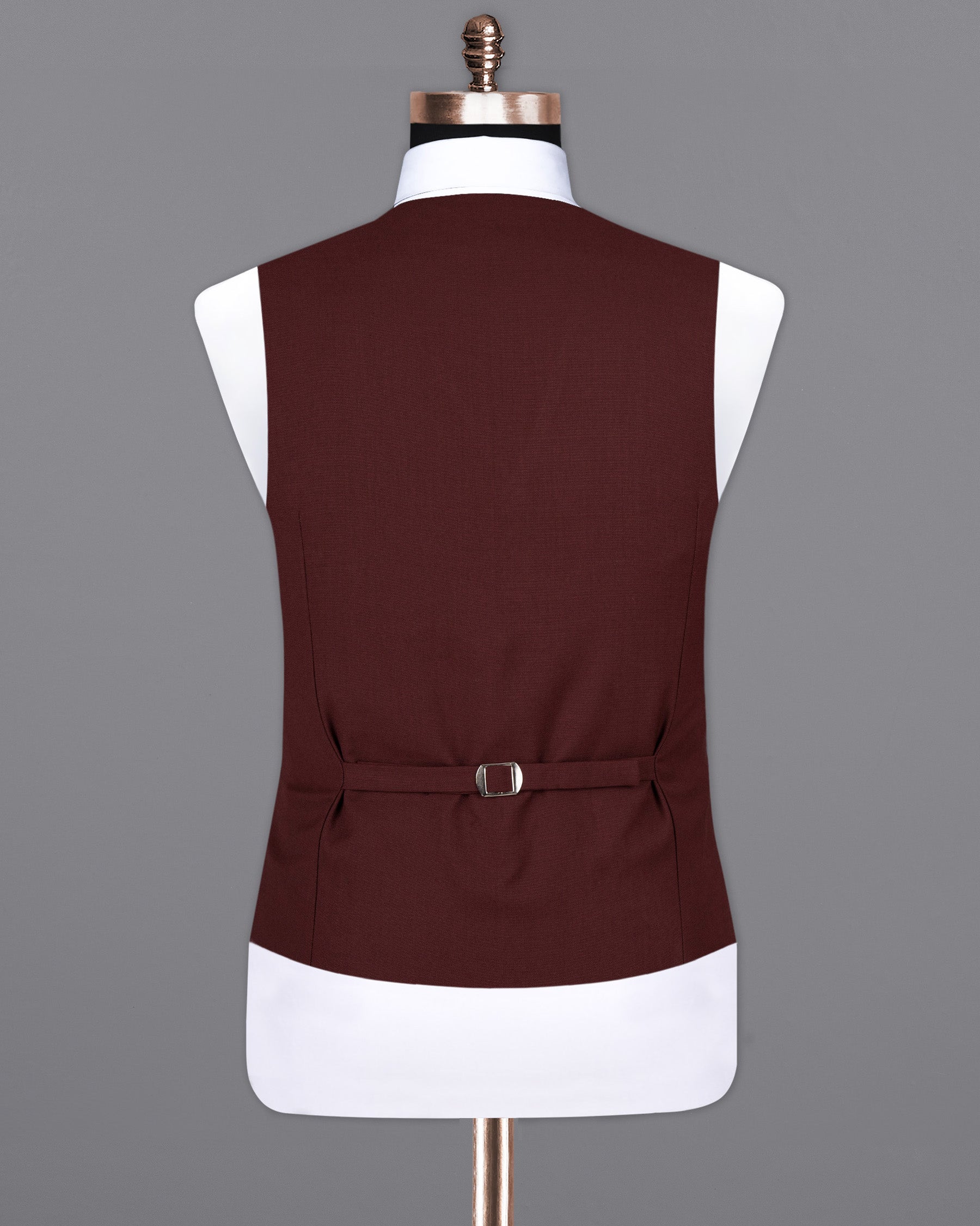 Burgandy Wool Rich Waistcoat V1540-36, V1540-38, V1540-40, V1540-42, V1540-44, V1540-46, V1540-48, V1540-50, V1540-52, V1540-54, V1540-56, V1540-58, V1540-60